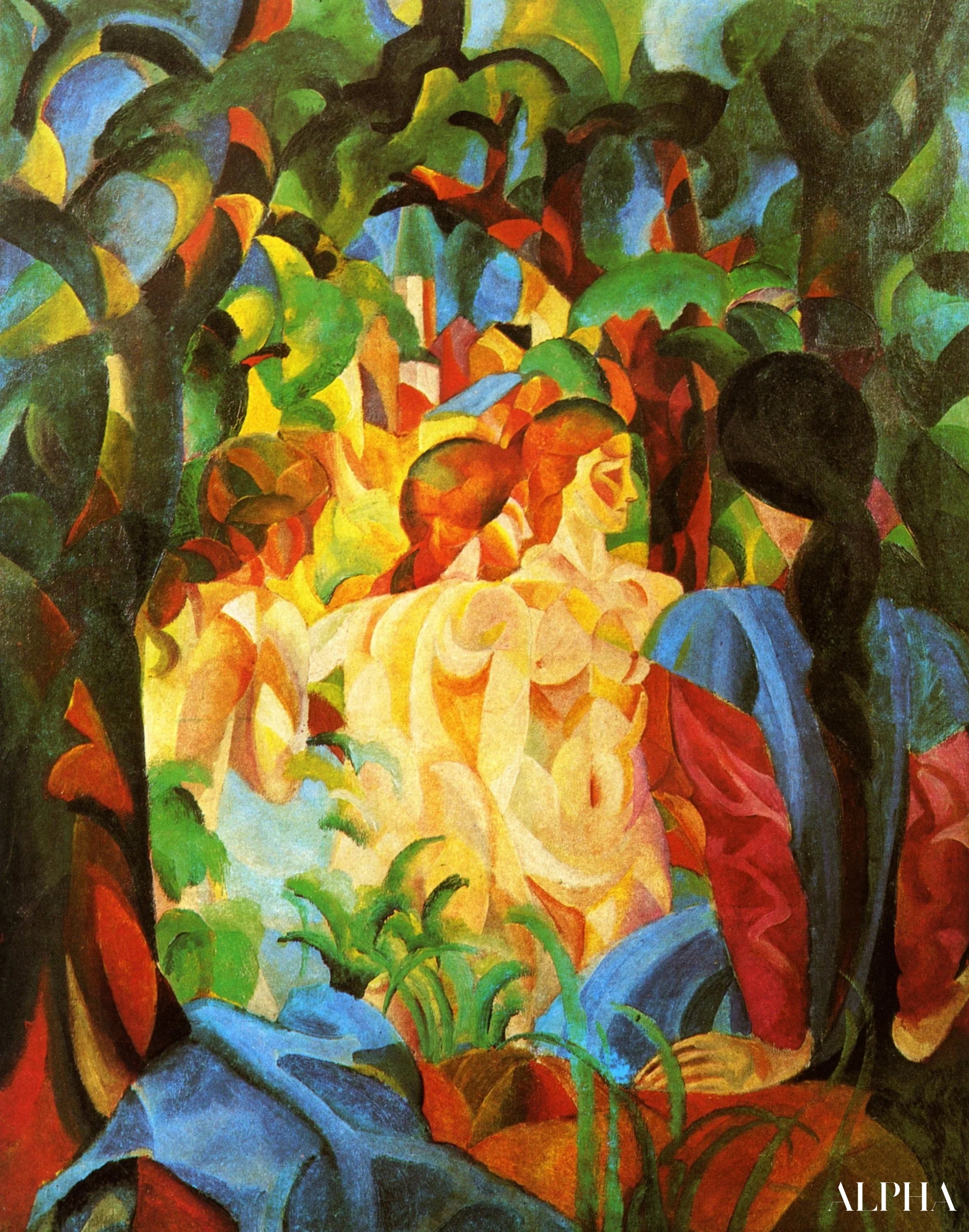 100 Famous Paintings by August Macke