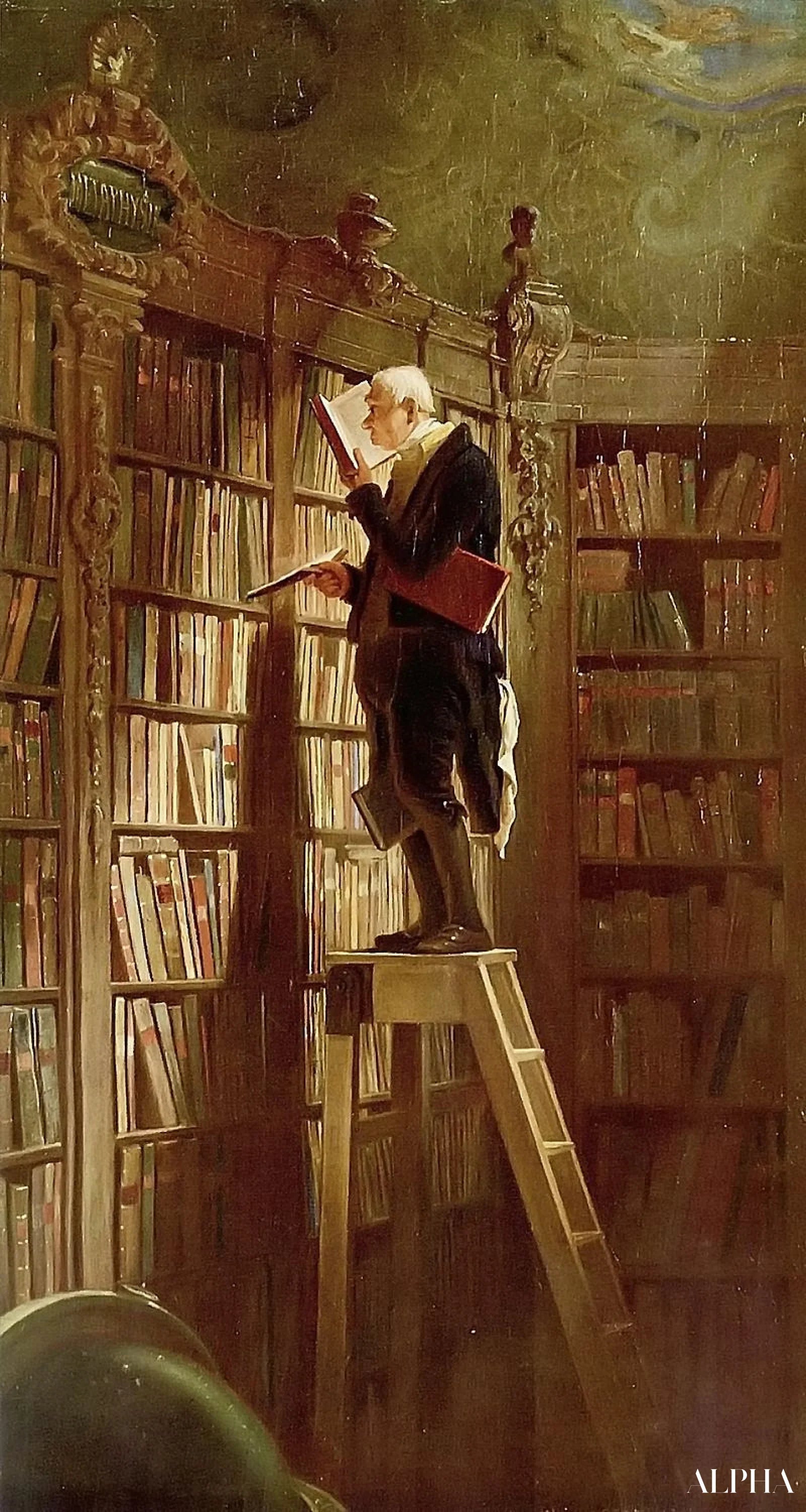 100 Famous Paintings by Carl Spitzweg