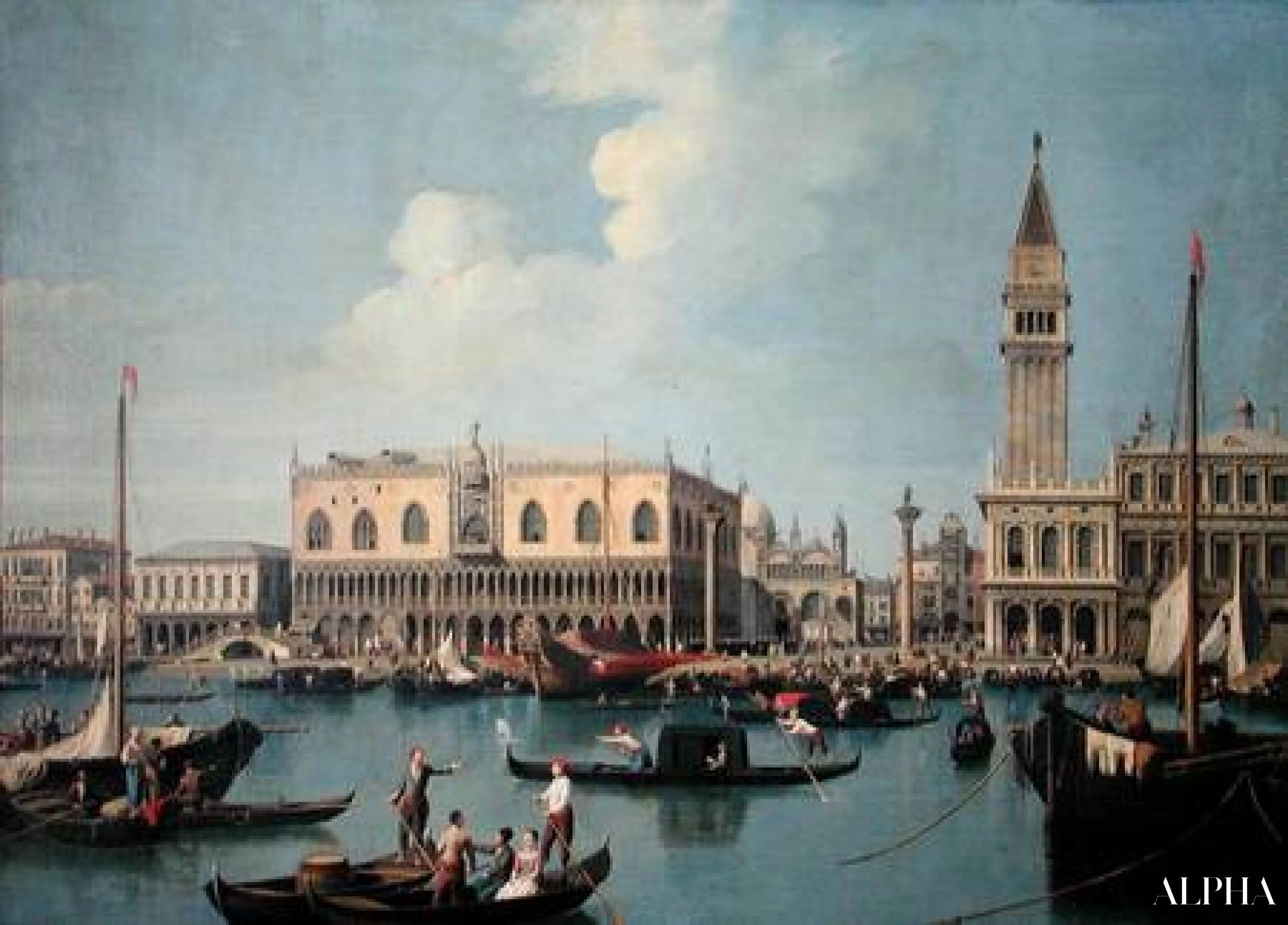 200 Famous Paintings by Giovanni Antonio Canal (Canaletto)