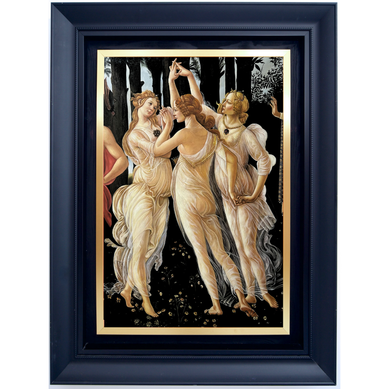 The Three Graces. Detail of: Spring – Sandro Botticelli