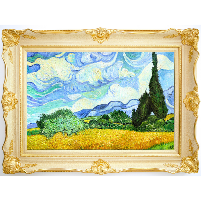 Wheat Field with Cypresses - Vincent van Gogh