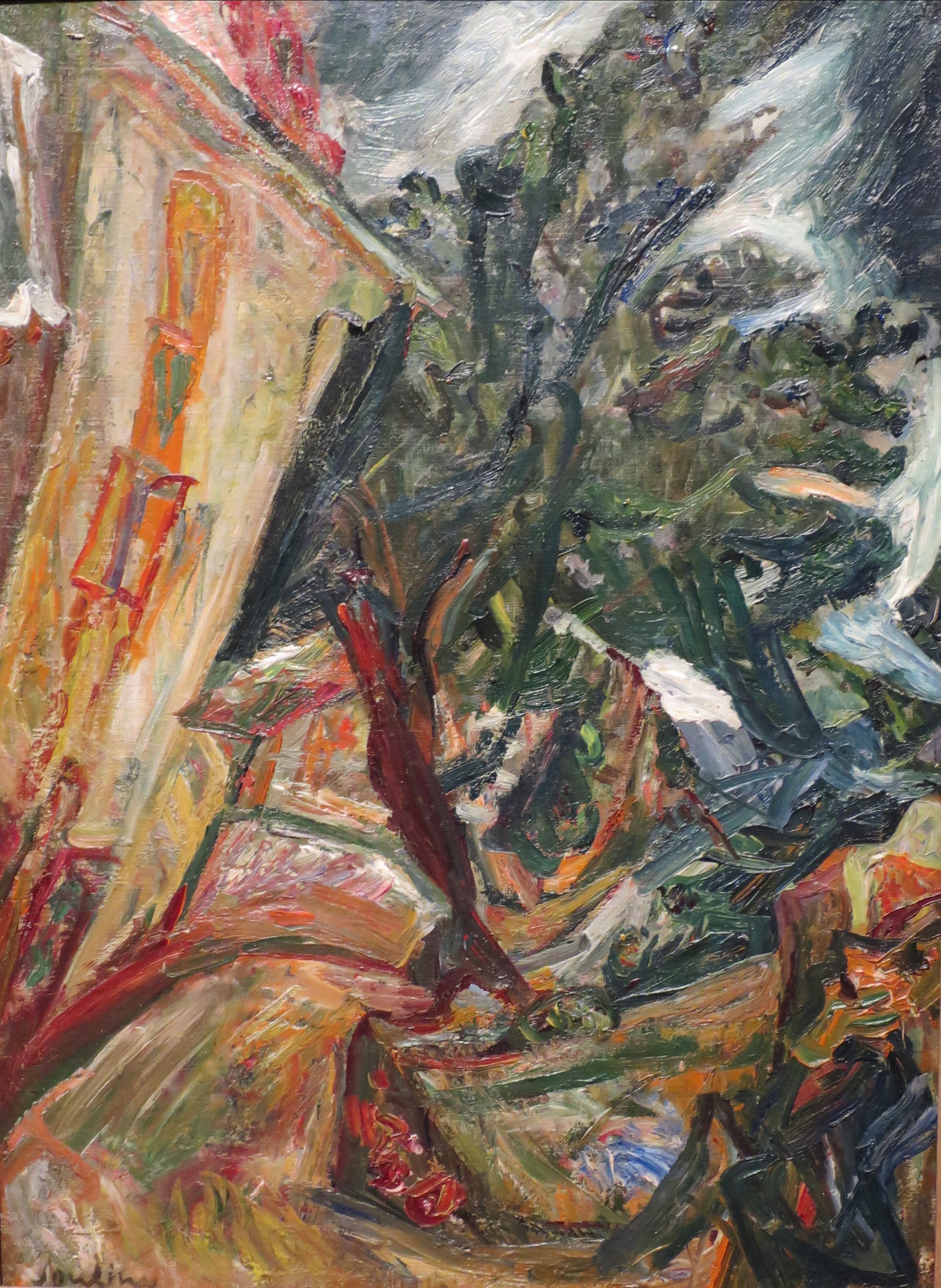 Paysage avec figures─Céret - Chaïm Soutine