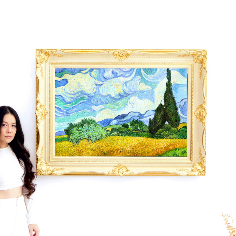 Wheat Field with Cypresses - Vincent van Gogh