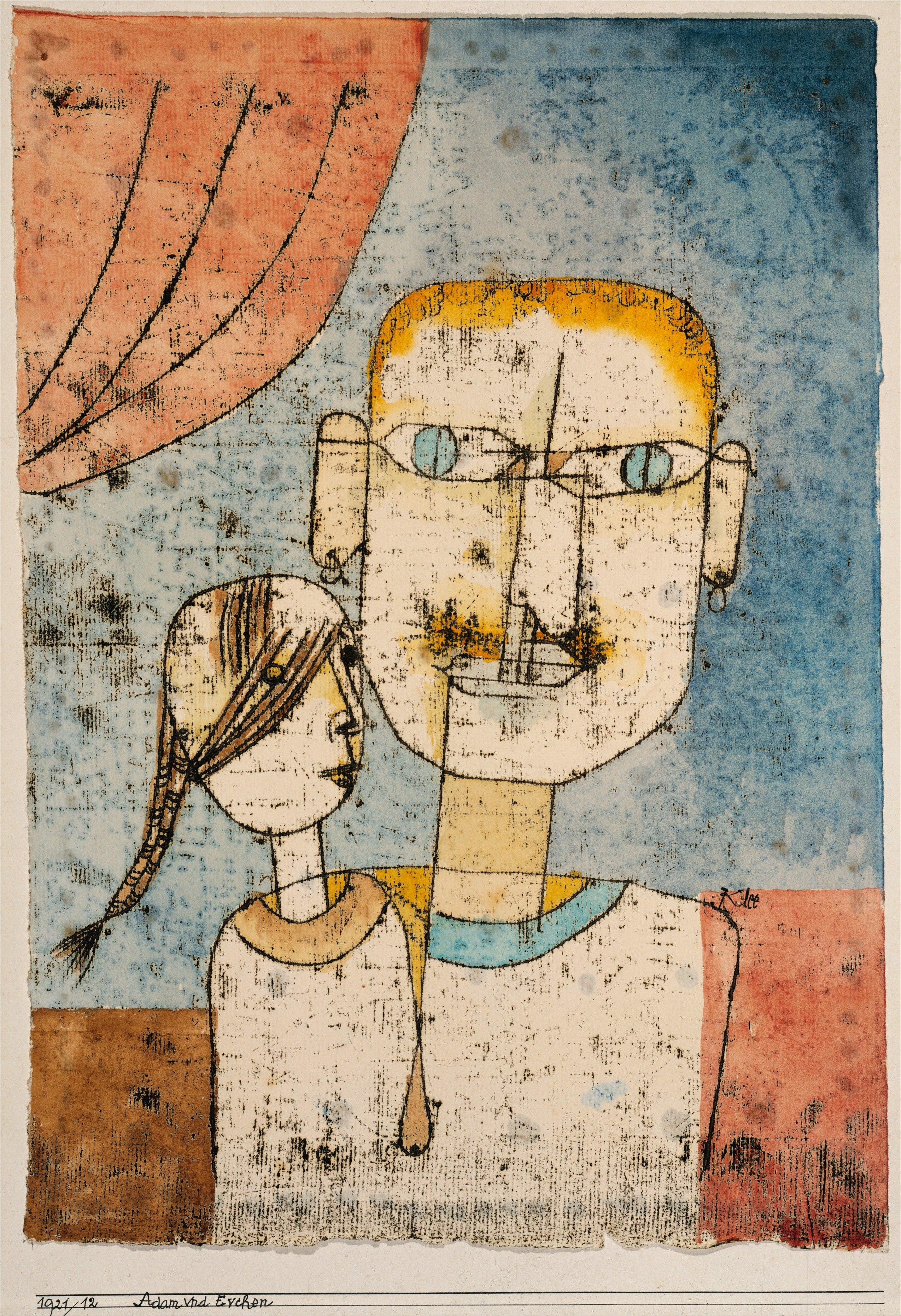 Adam and the Little Eve - Paul Klee