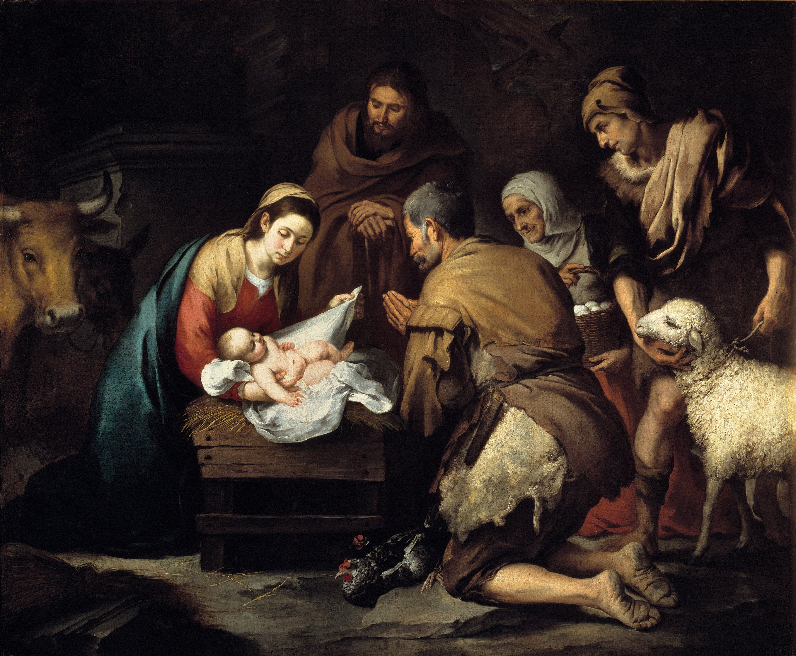 L'Adoration des bergers - Bartolomé Esteban Murillo