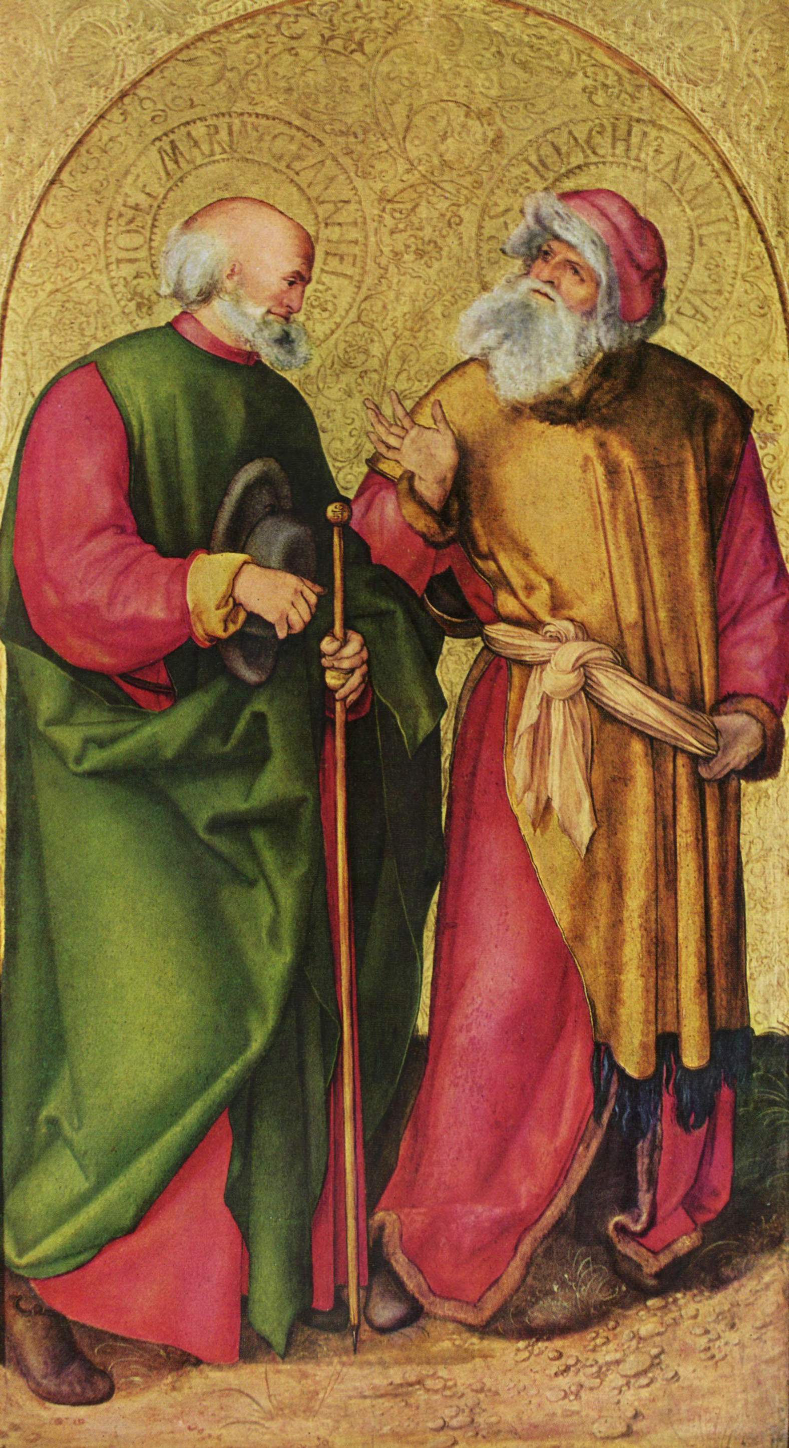 Altar of Jabach: Saints Joseph and Joachim - Albrecht Dürer