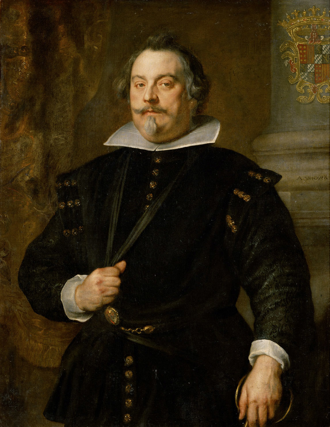 Portrait de Francisco de Moncada, marquis de Aytona - Antoine van Dyck