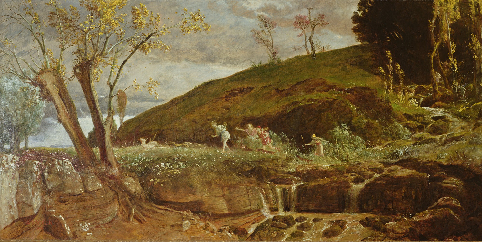 La Chasse de Diane - Arnold Böcklin