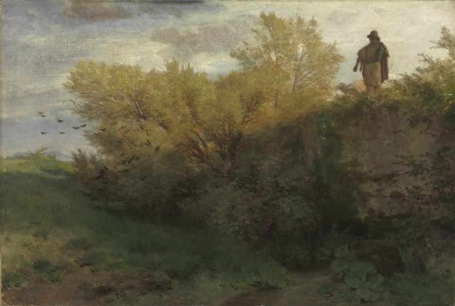 Joueur de cornemuse - Arnold Böcklin