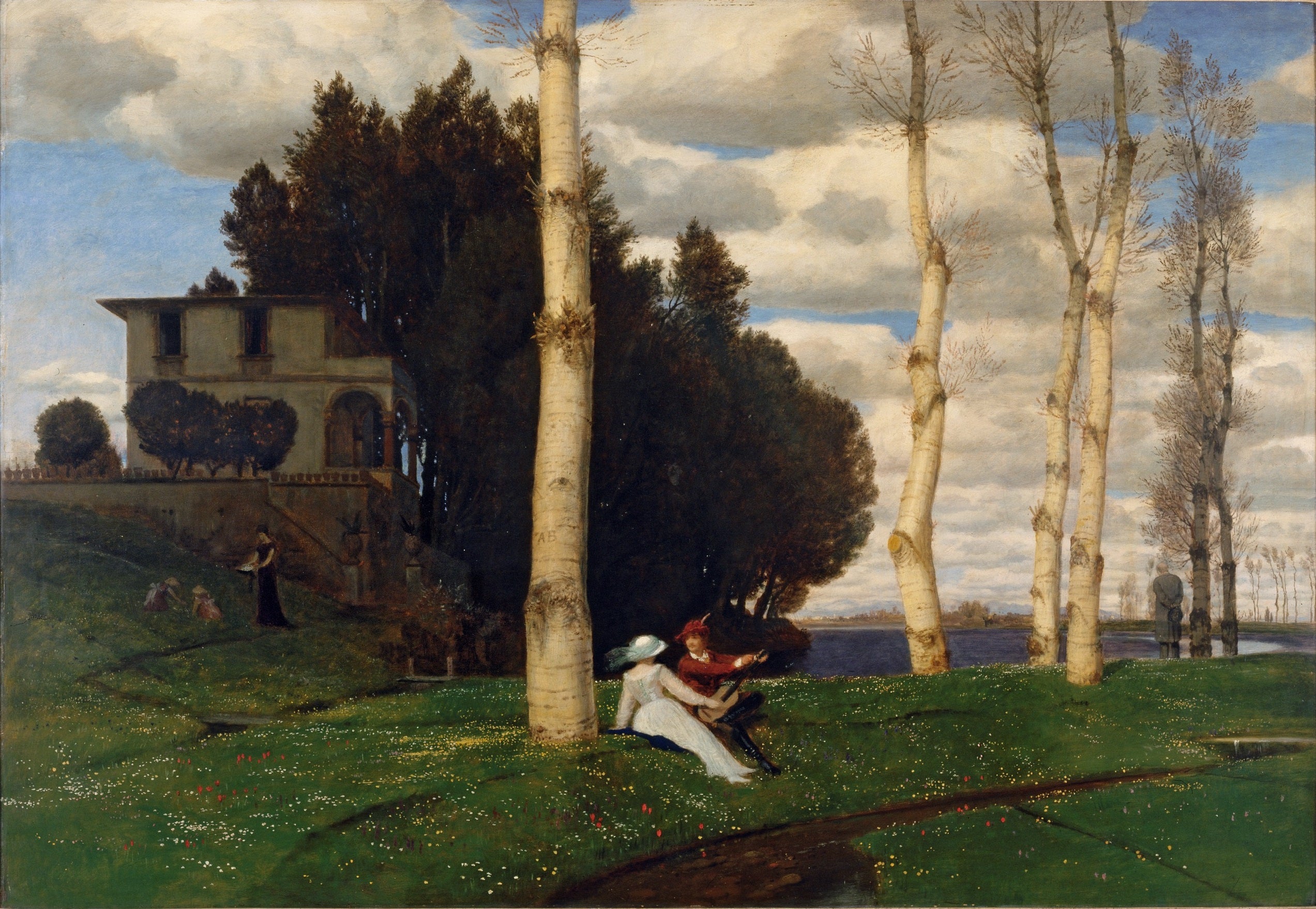Le Printemps (Les Trois Âges de la Vie) - Arnold Böcklin