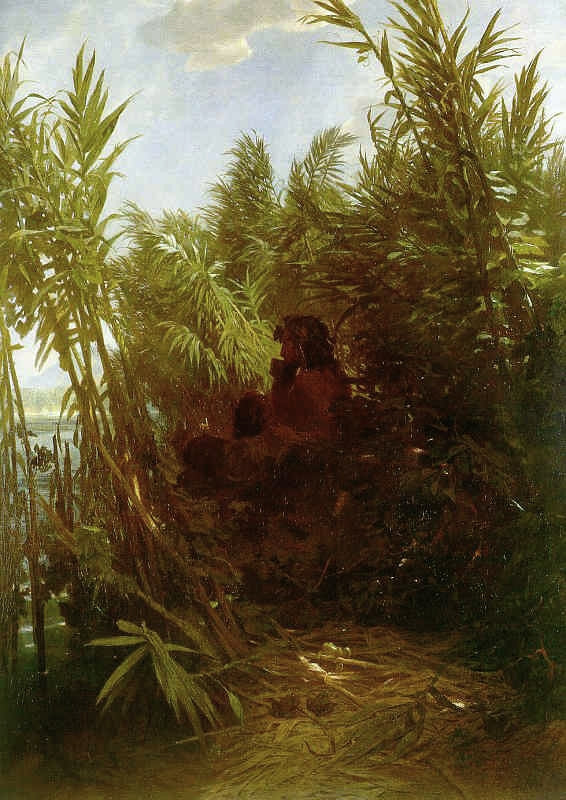 Pan dans le roseau - Arnold Böcklin