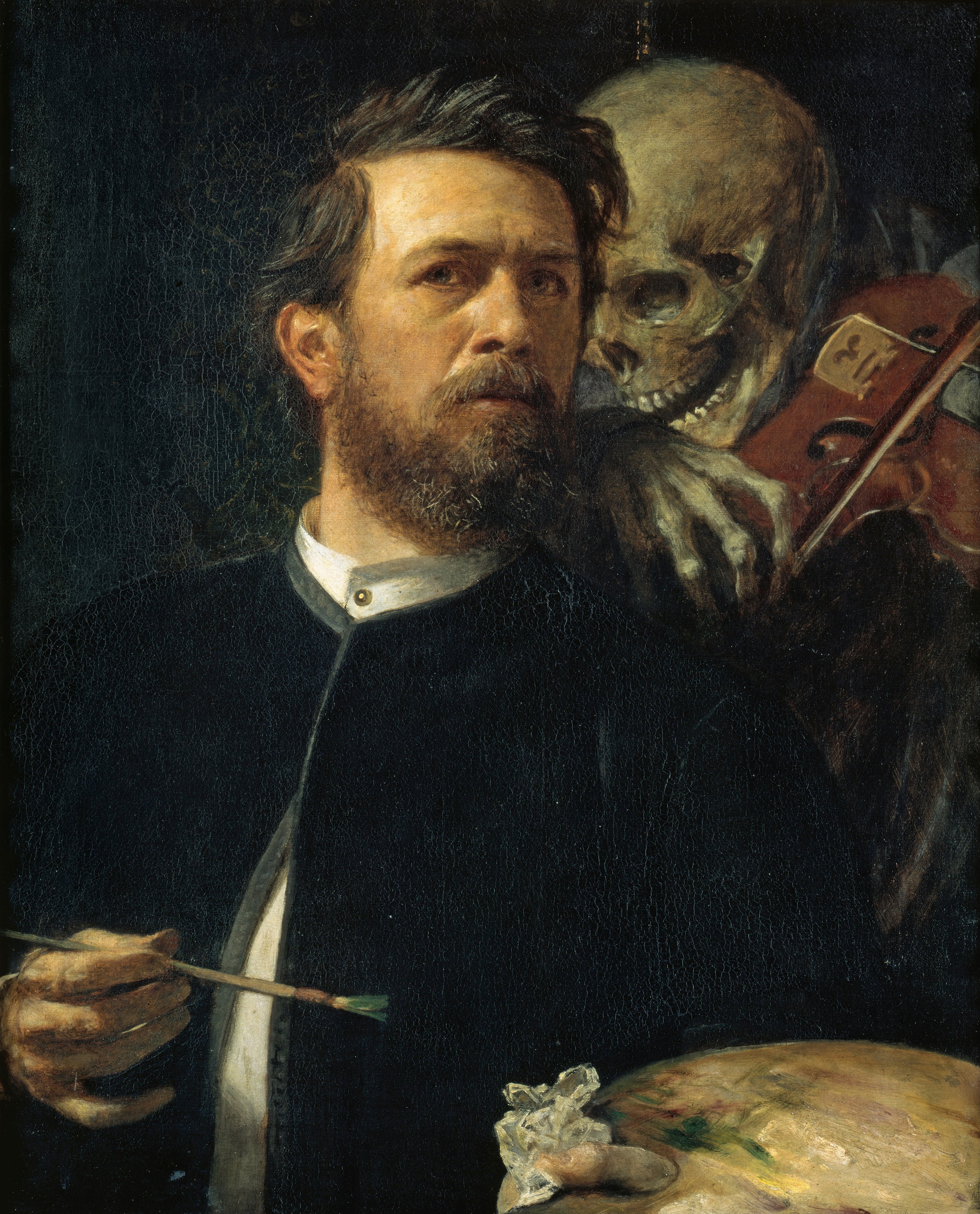 Autoportrait avec la Mort jouant du violon - Arnold Böcklin