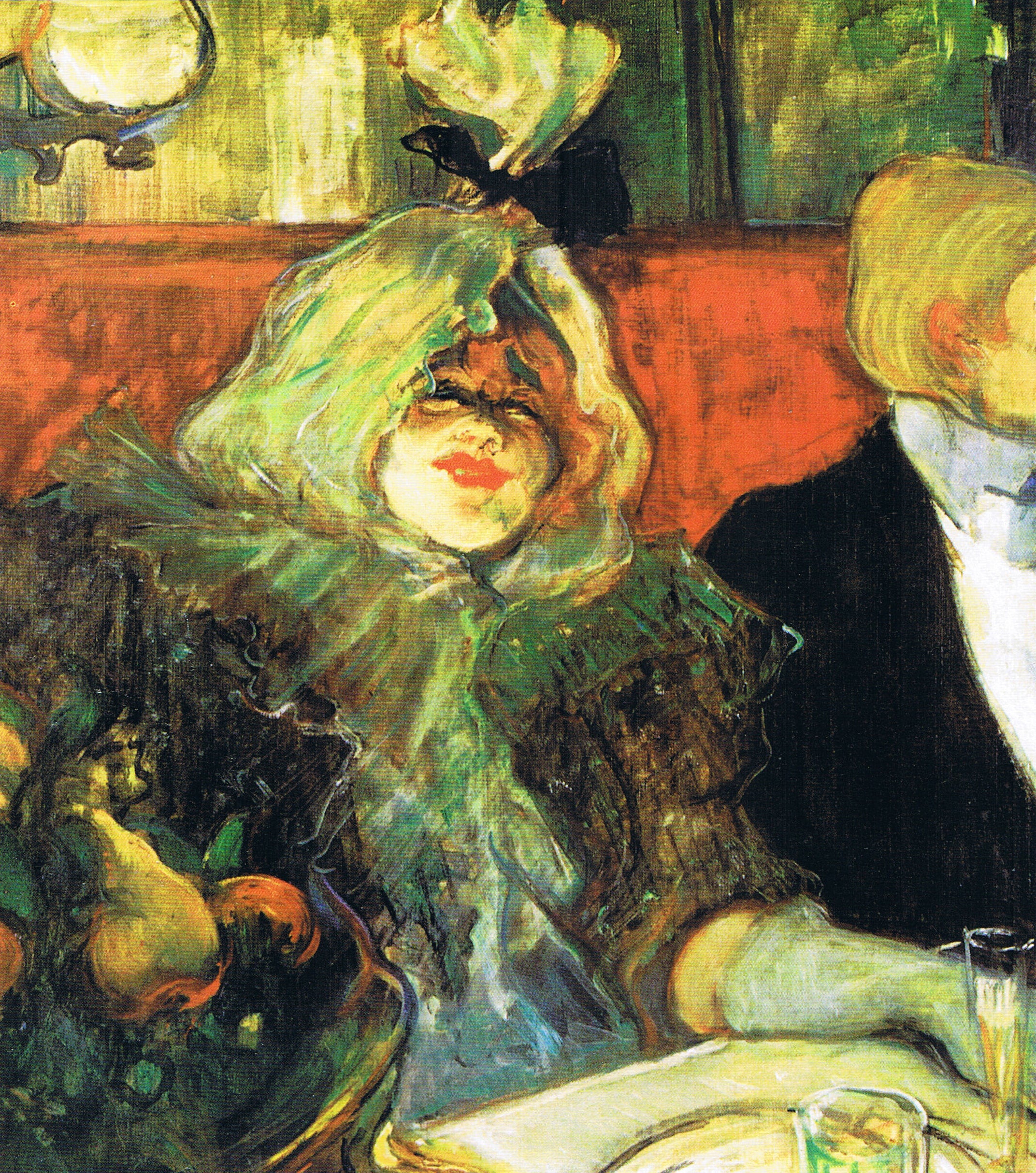 Reproduction du tableau « Le Salon privé - Henri de Toulouse-Lautrec » par Alpha Reproduction en peinture à l’huile