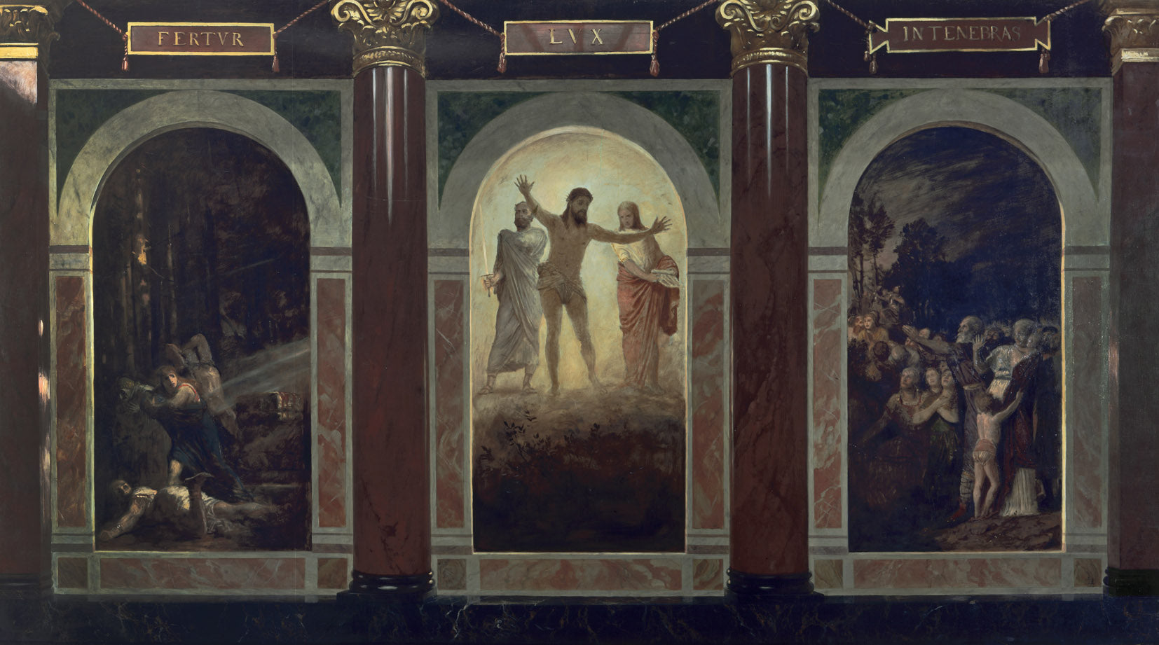 Fertur lux in tenebras - Arnold Böcklin