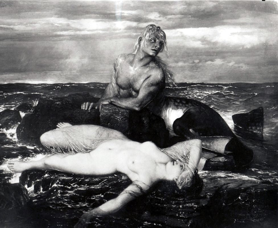 Triton et Néréide - Arnold Böcklin