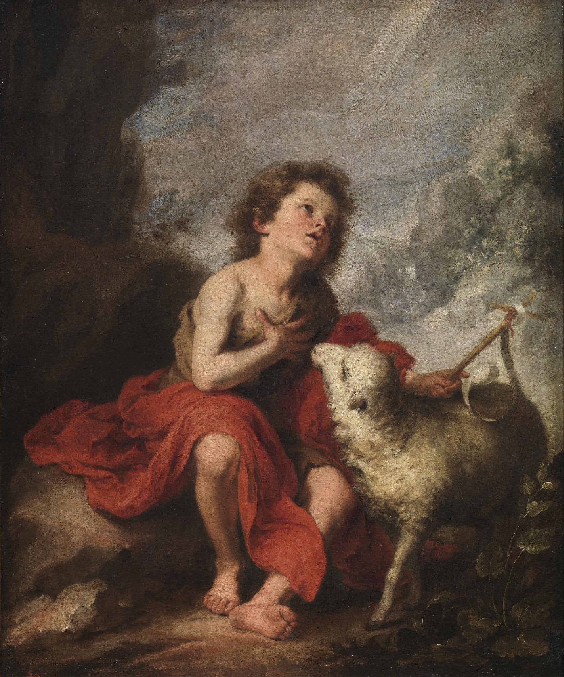 Saint Jean Baptiste enfant - Bartolomé Esteban Murillo