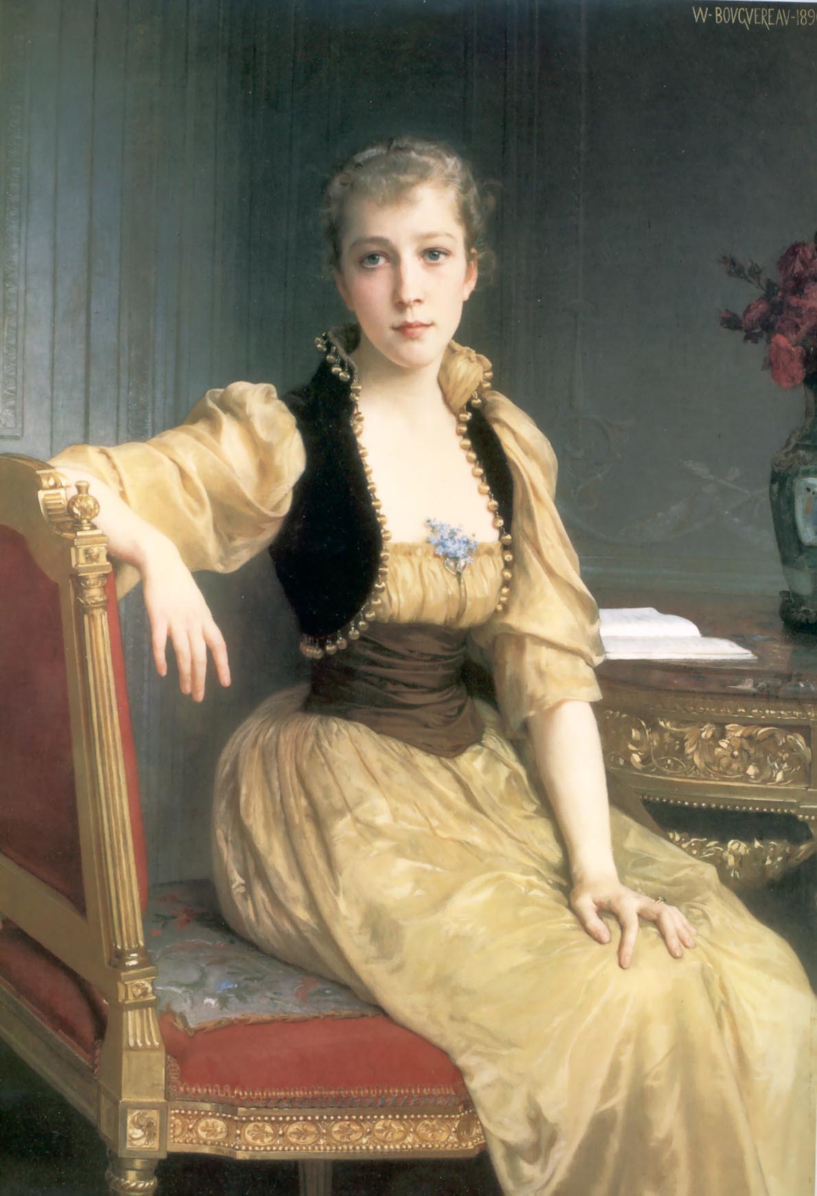 Reproduction du tableau ÂĢ Lady Maxwell - Bouguereau Âģ par Alpha Reproduction en peinture à lâhuile