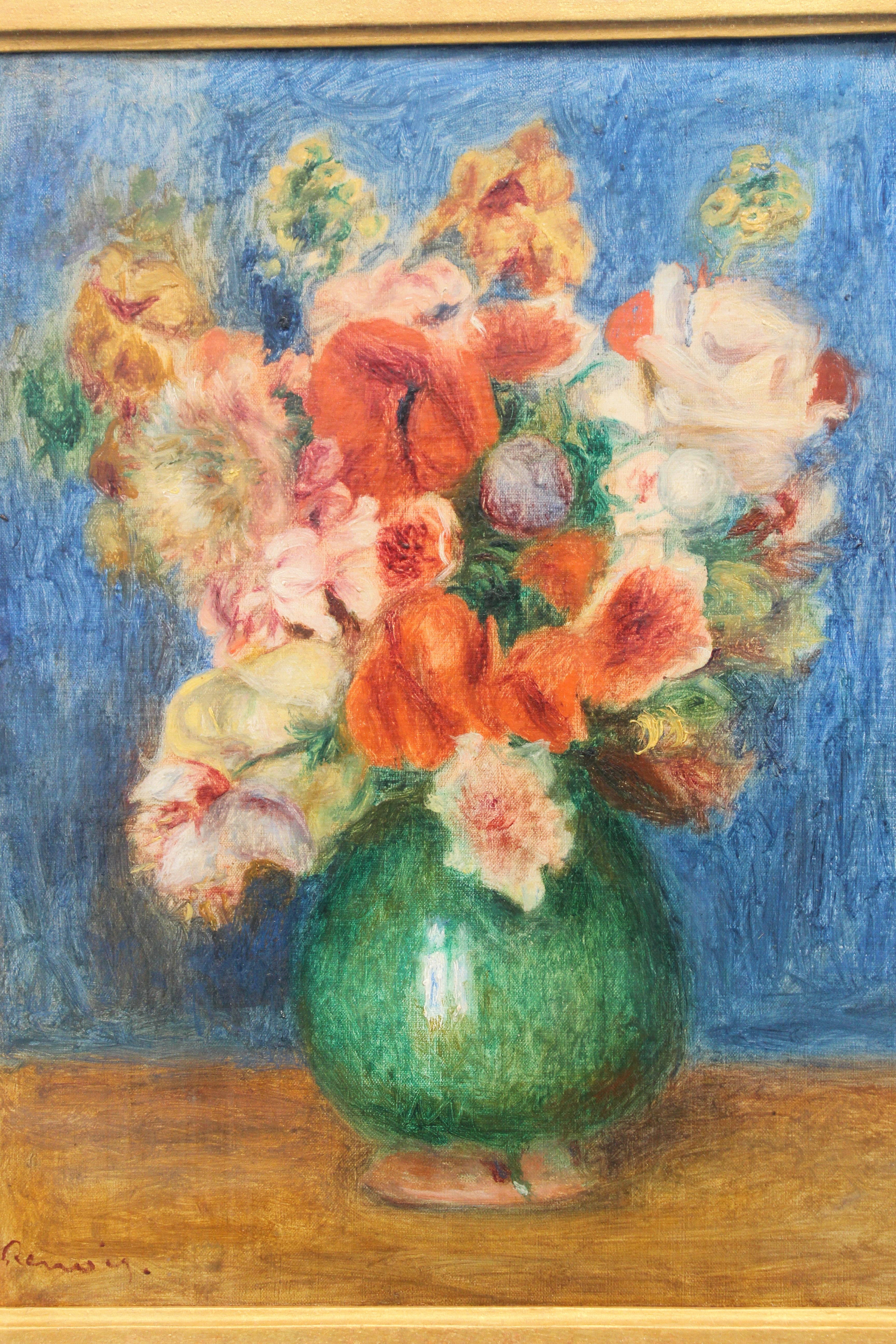Reproduction du tableau « Bouquet - Pierre-Auguste Renoir » par Alpha Reproduction en peinture à l’huile
