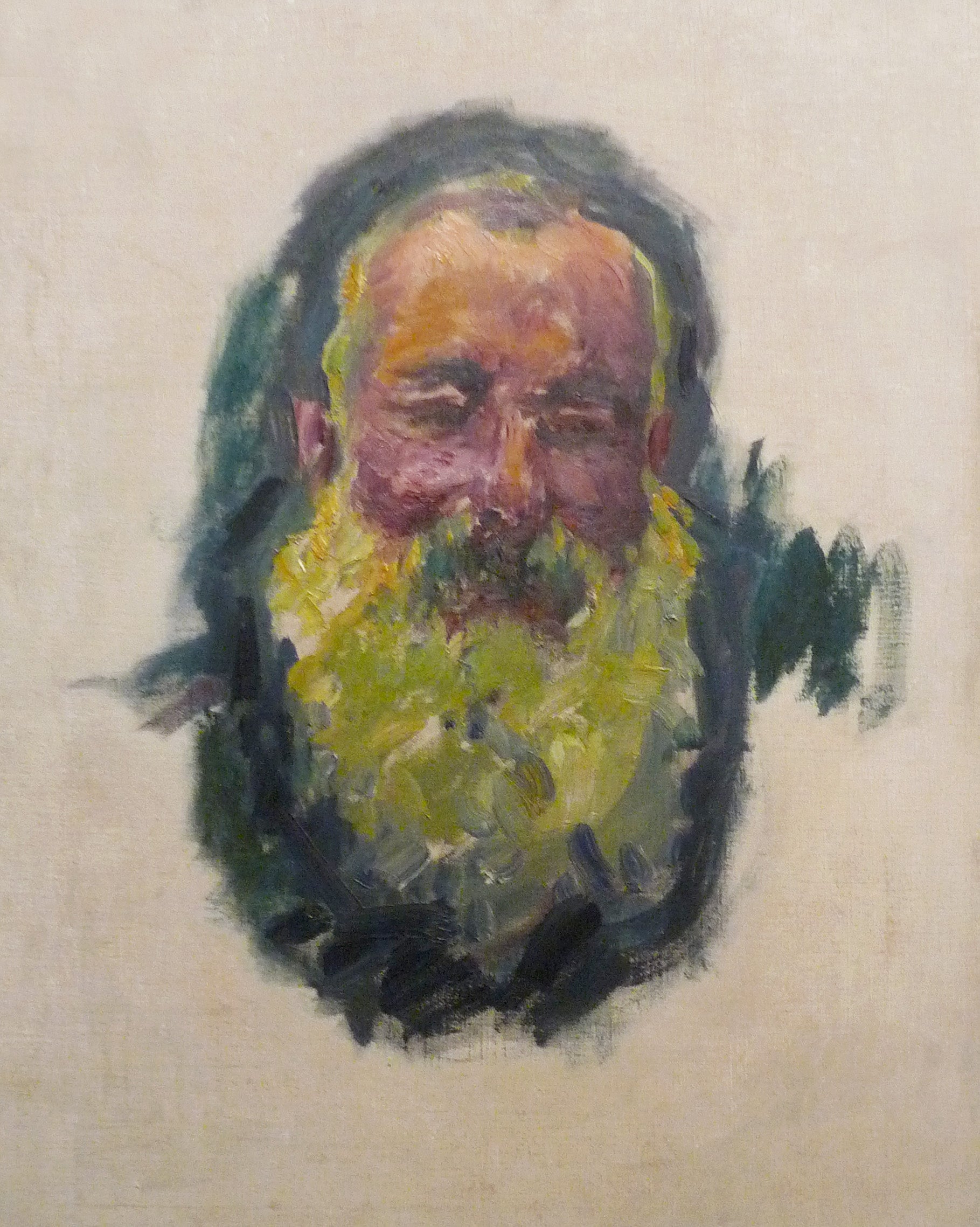 Reproduction du tableau ยซ Autoportrait - Claude Monet ยป par Alpha Reproduction en peinture ร lโhuile