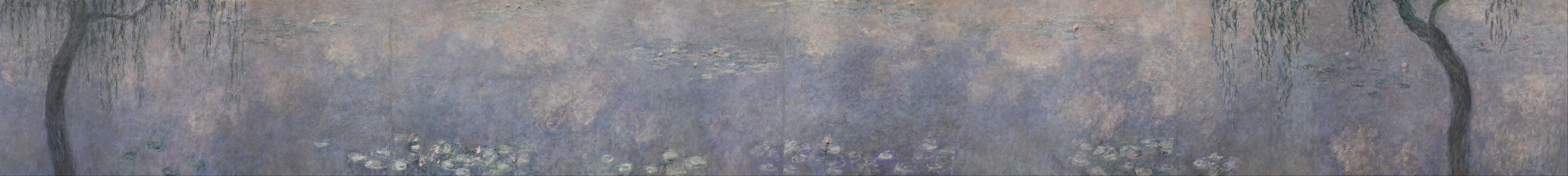 Water Lilies: The Two Willows - Claude Monet
