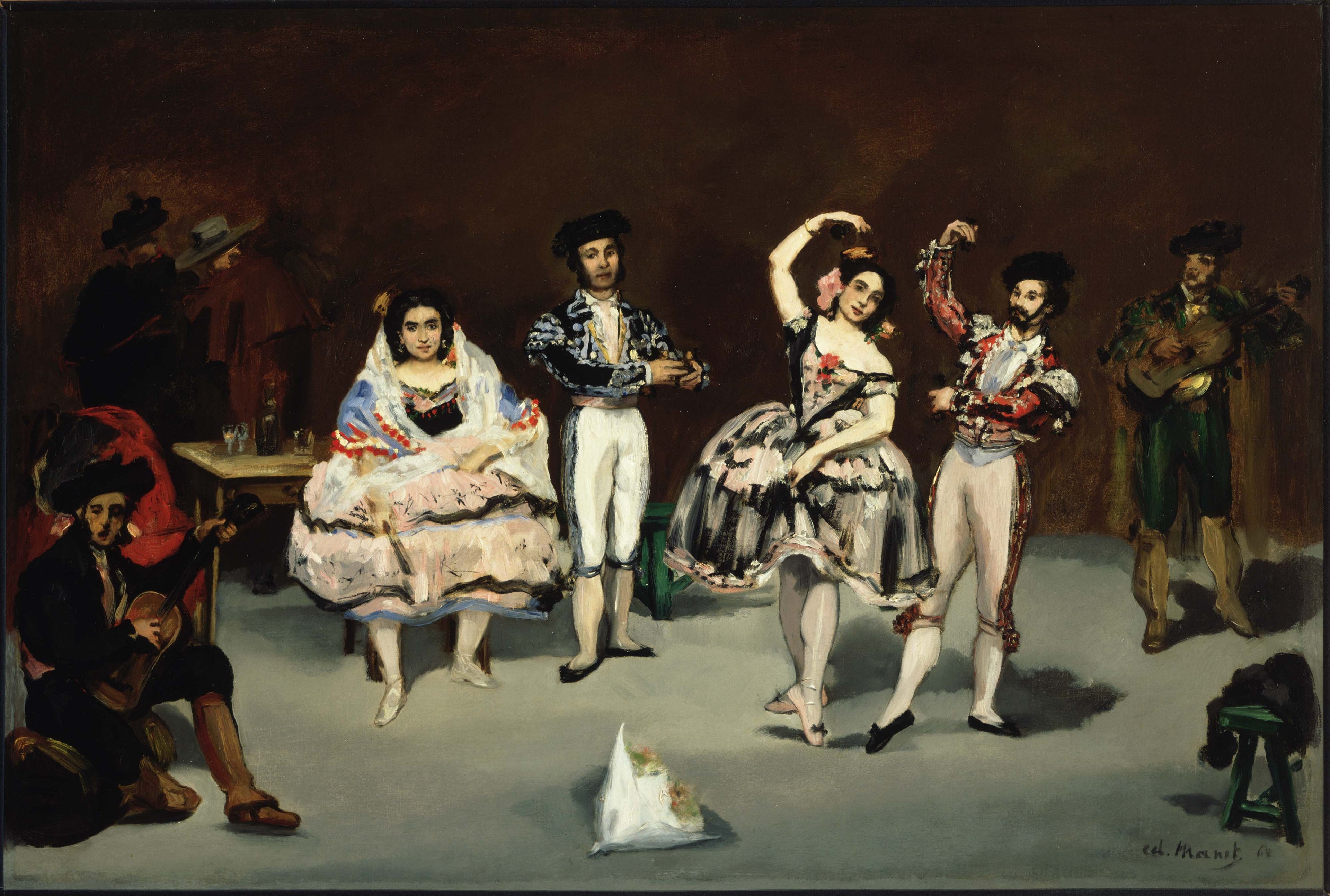 Reproduction du tableau « Ballet espagnol - Édouard Manet » par Alpha Reproduction en peinture à l’huile