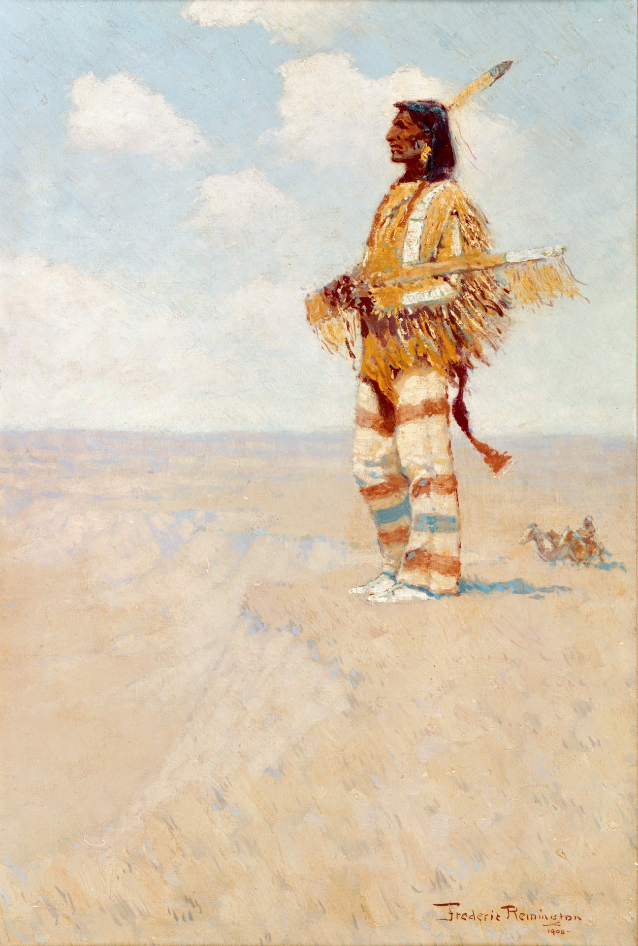 Le dernier de sa race (L'Américain en voie de disparition) - Frederic Remington