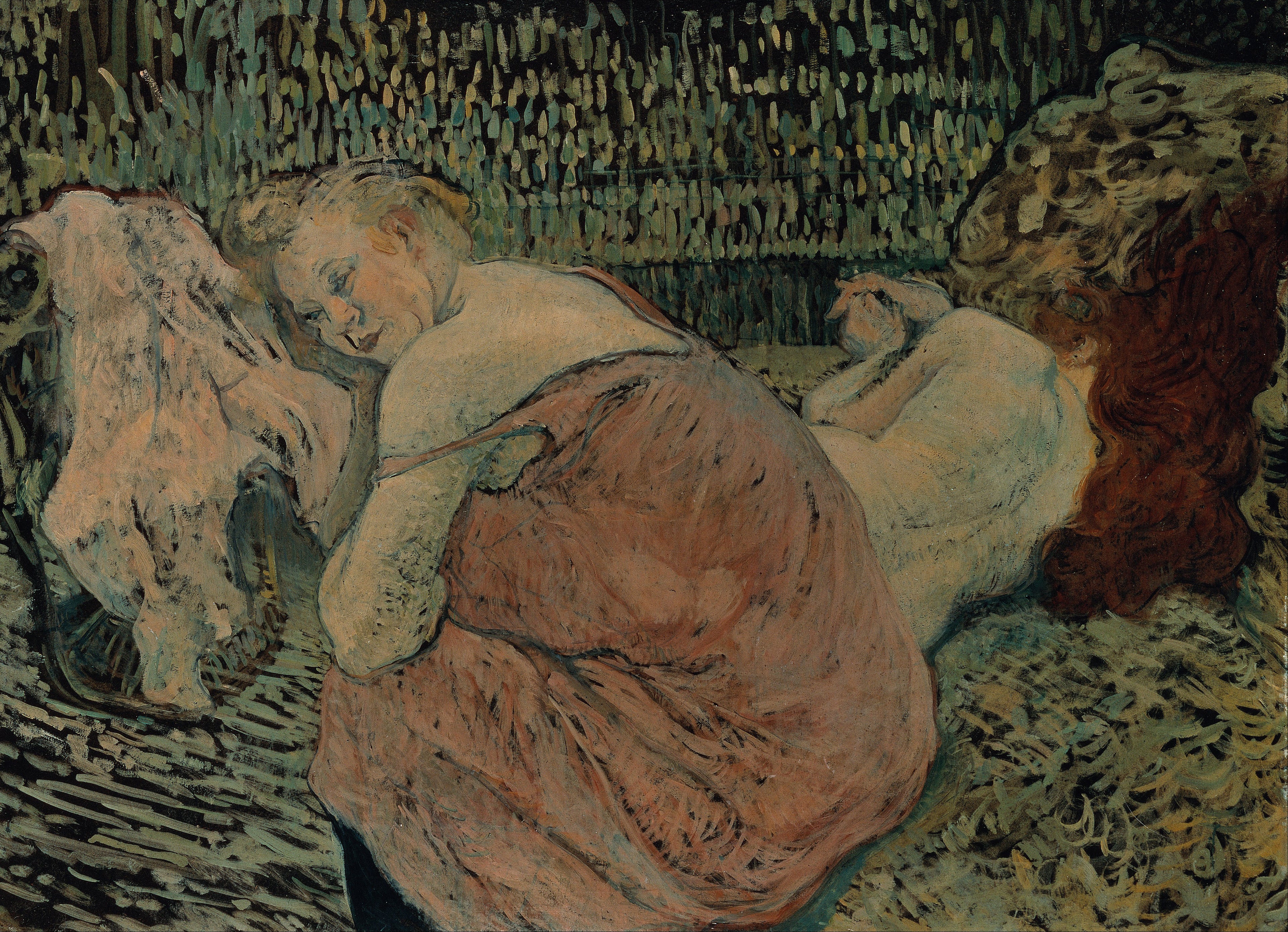 Reproduction du tableau « Deux amis - Henri de Toulouse-Lautrec » par Alpha Reproduction en peinture à l’huile