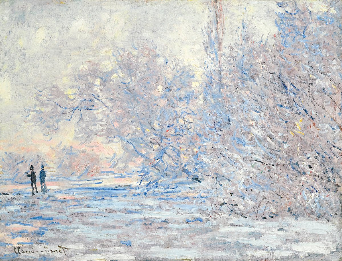 Winter at Giverny - Claude Monet