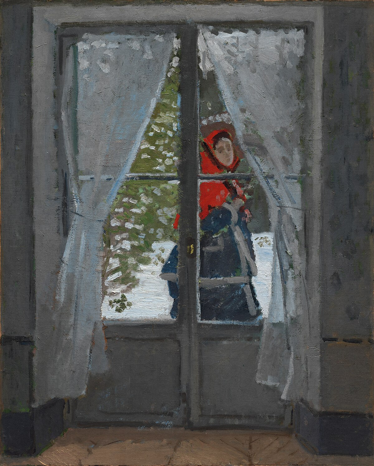 The Red Hat - Claude Monet