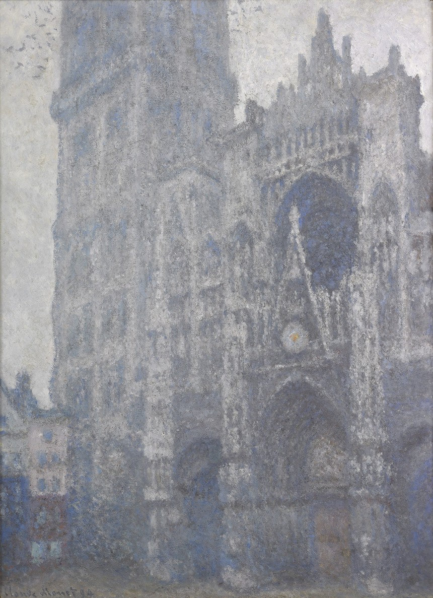 The Rouen Cathedral, the Portal and the Tour d'Albane, Noon - Claude Monet