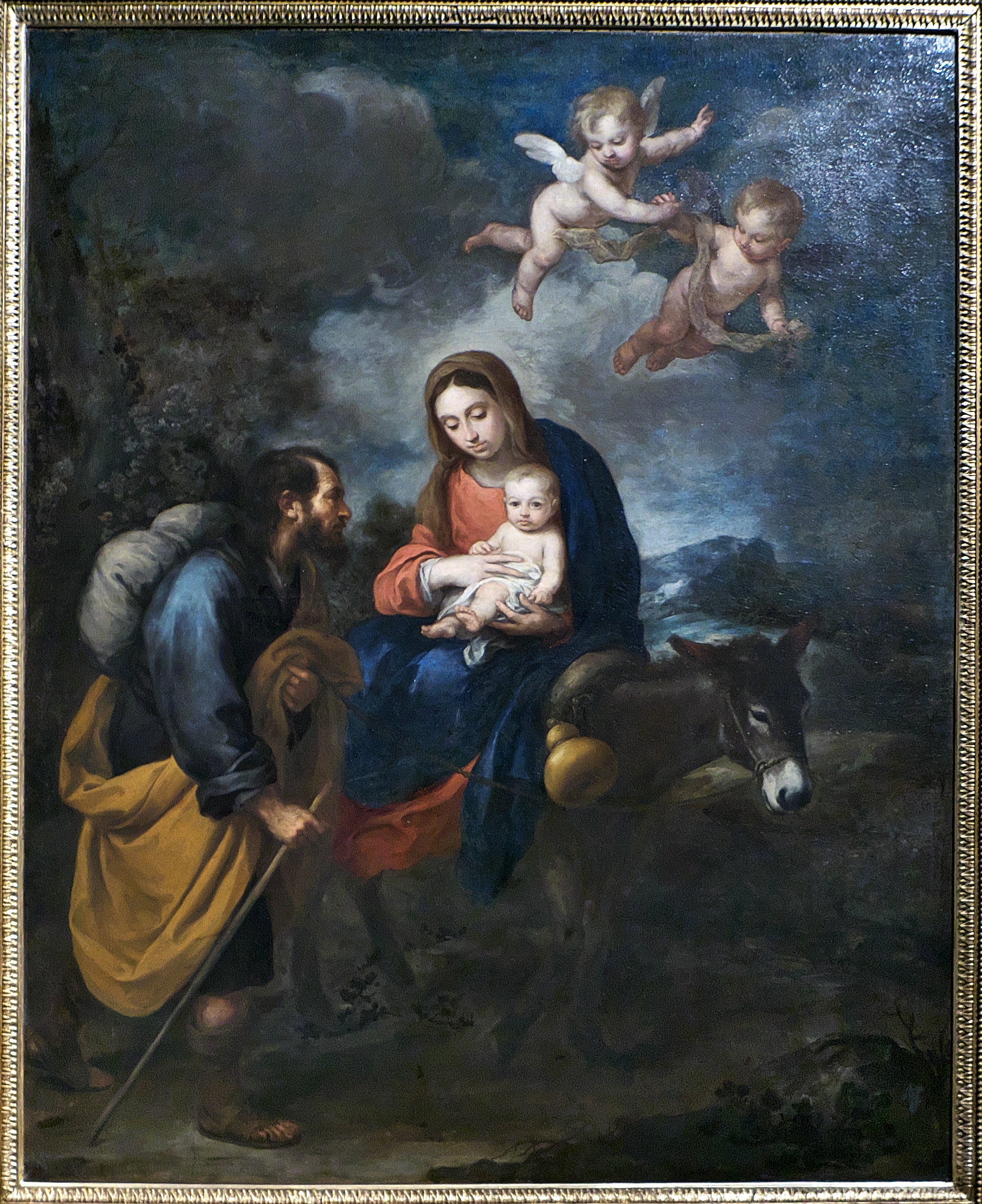 La fuite en Égypte - Bartolomé Esteban Murillo