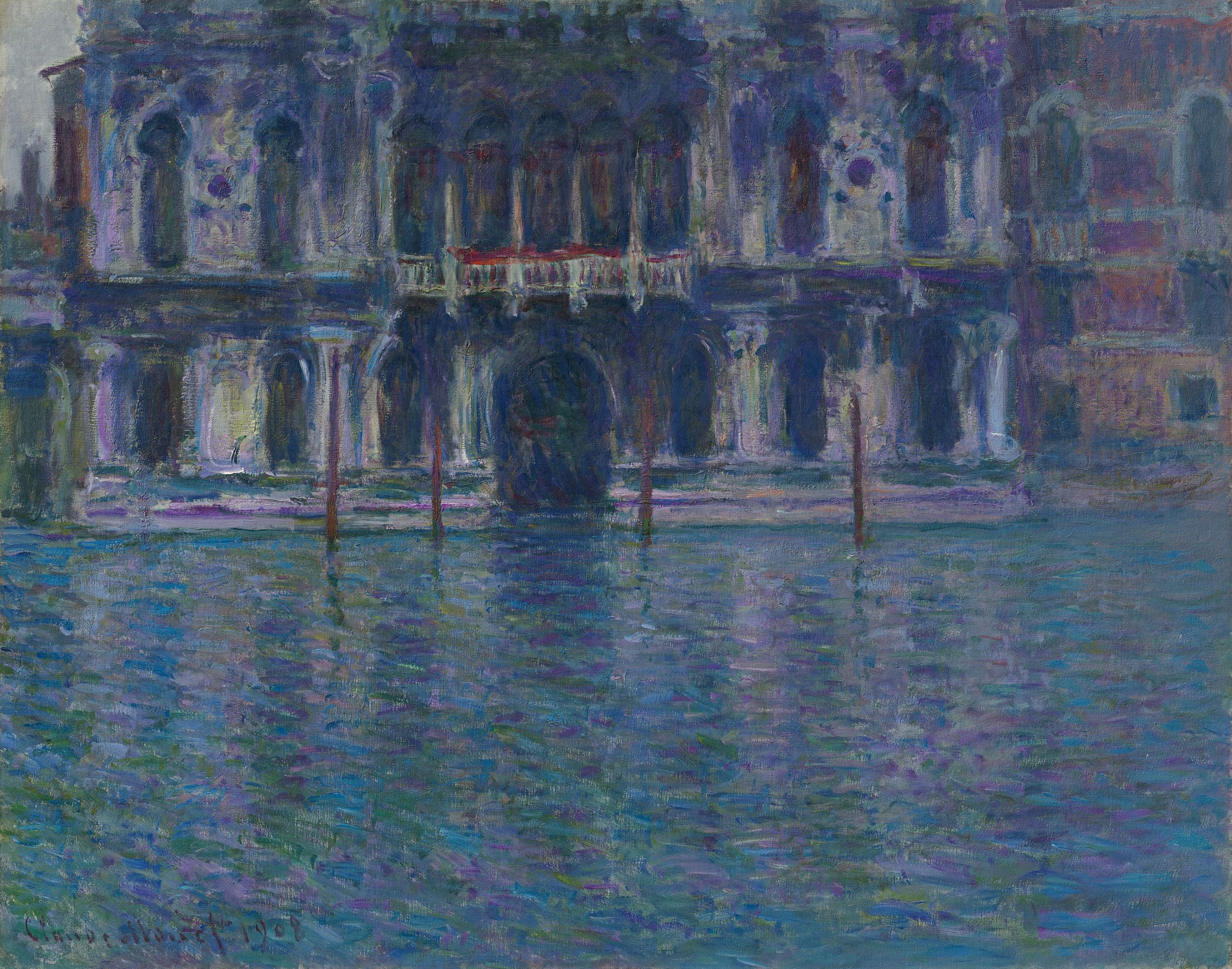 Reproduction du tableau « Le Palais Contarini - Claude Monet » par Alpha Reproduction en peinture à l’huile