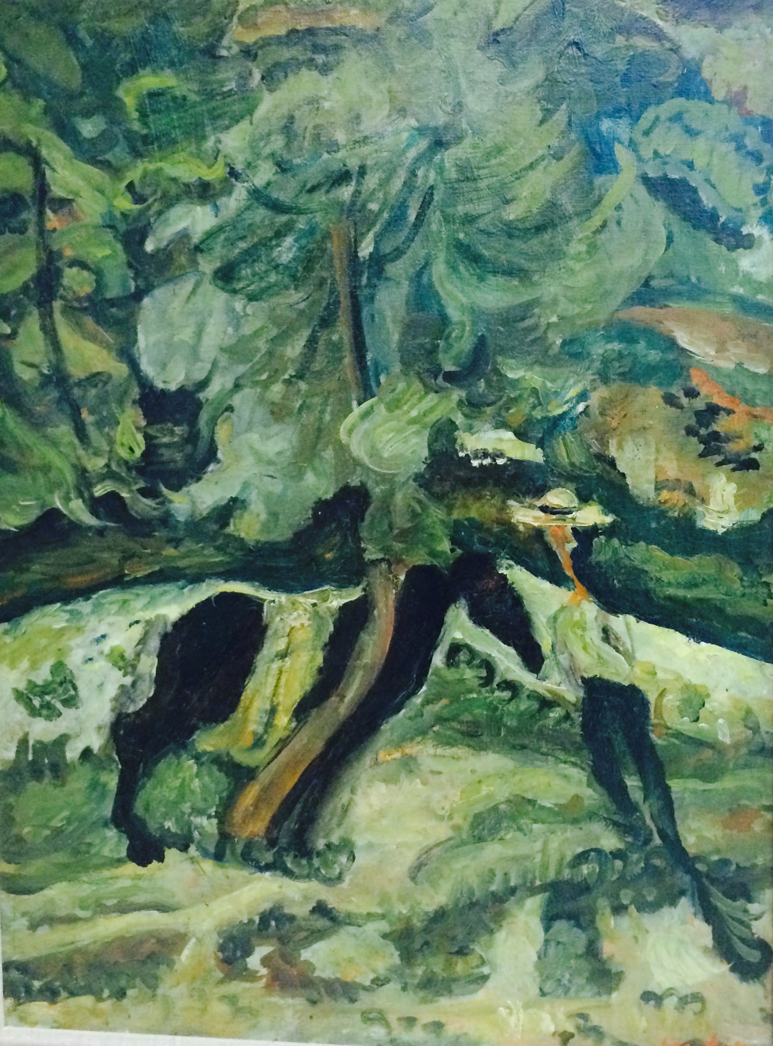 Homme avec cheval - Chaïm Soutine