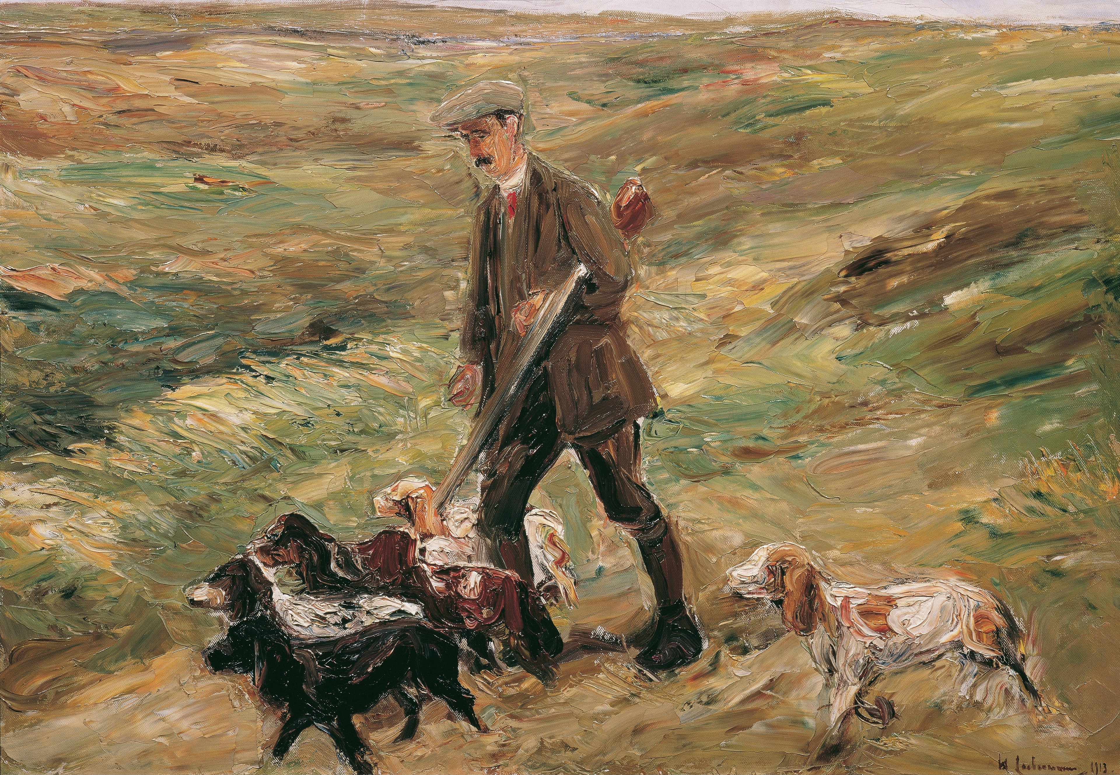 Hunter in the Dunes - Max Liebermann