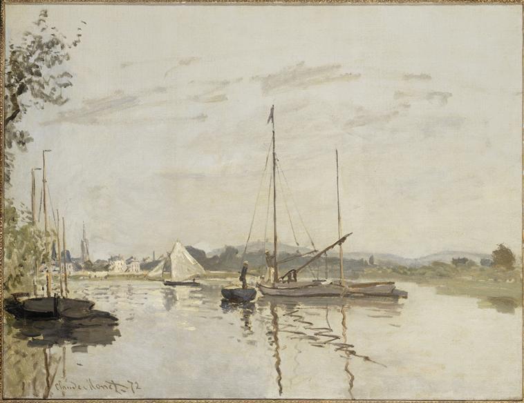 Reproduction du tableau ยซ Le secteur de l'รฉnergie - Claude Monet ยป par Alpha Reproduction en peinture ร lโhuile