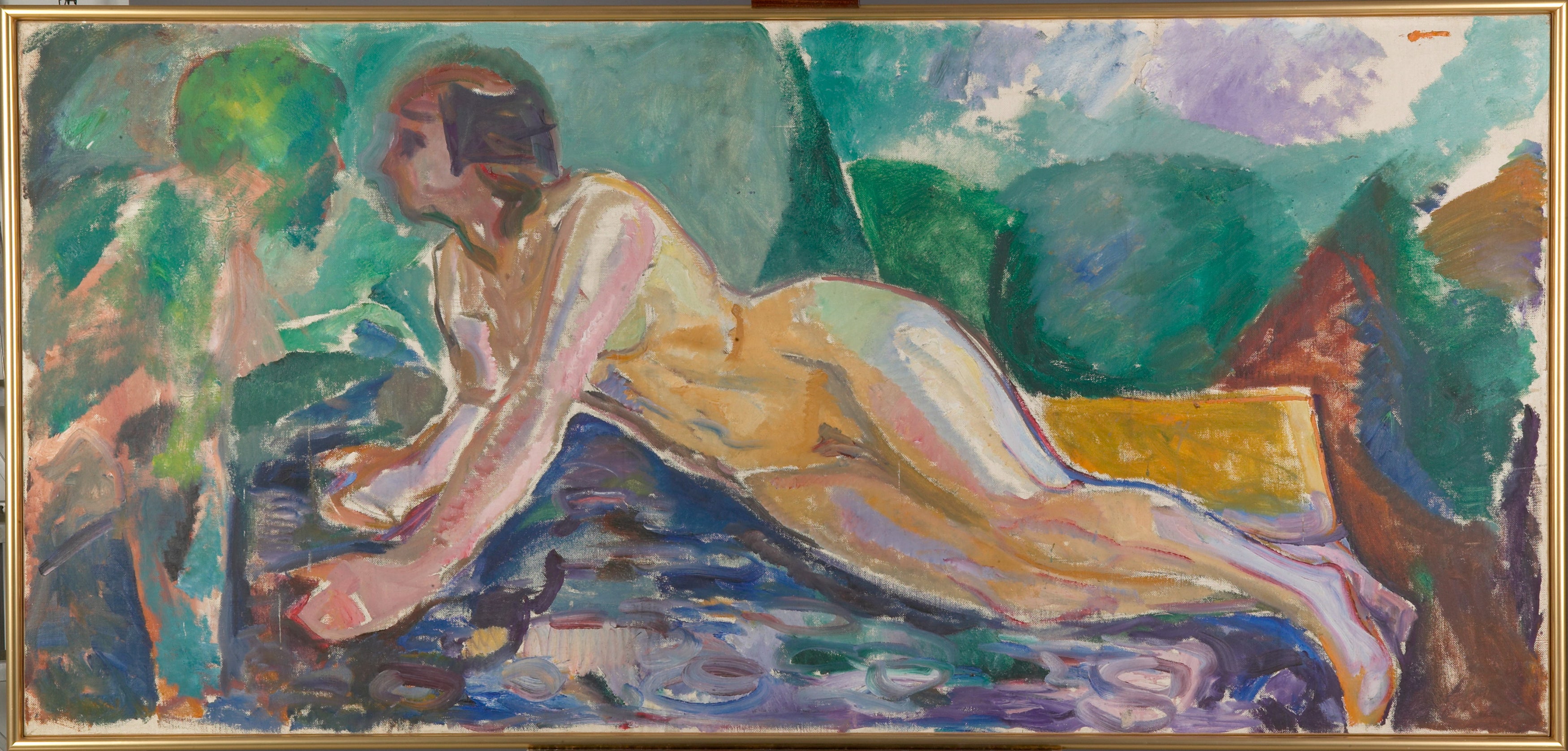 Reproduction du tableau « Le Secret - Edvard Munch » par Alpha Reproduction en peinture à l’huile