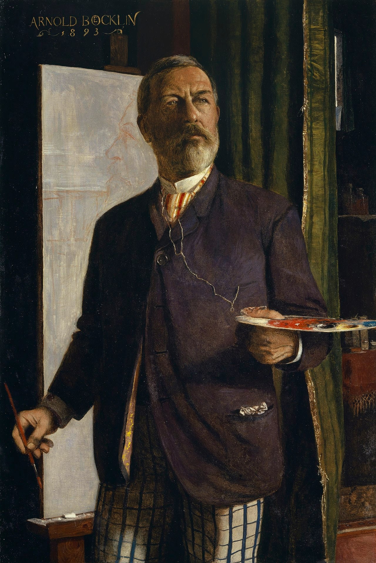 Autoportrait dans l’atelier - Arnold Böcklin
