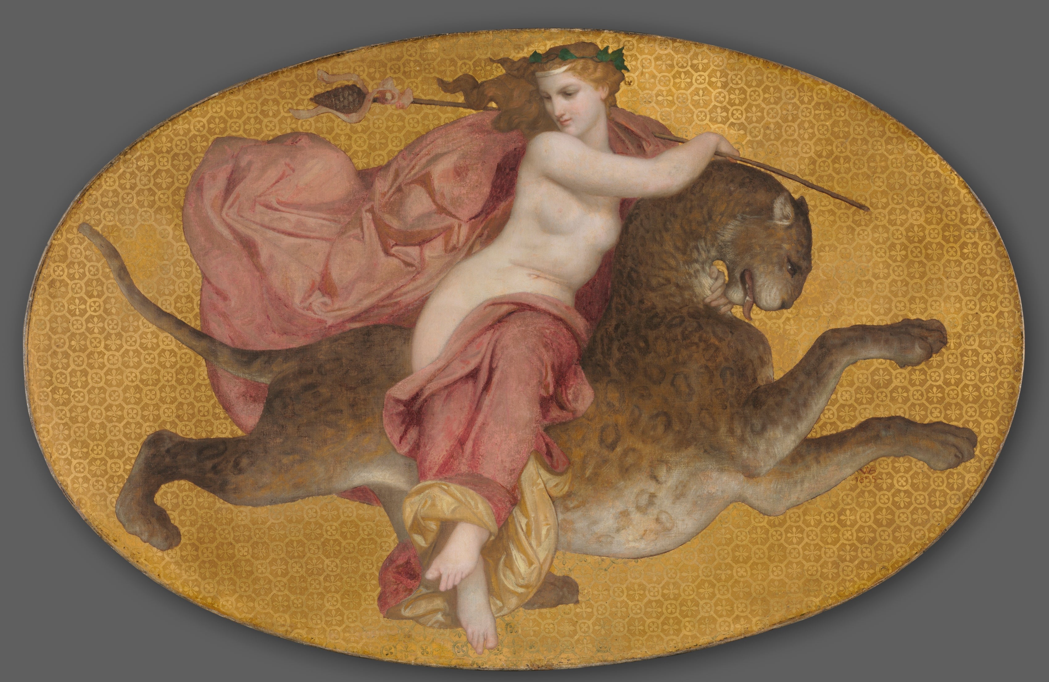 Bacchante on a Panther - Bouguereau