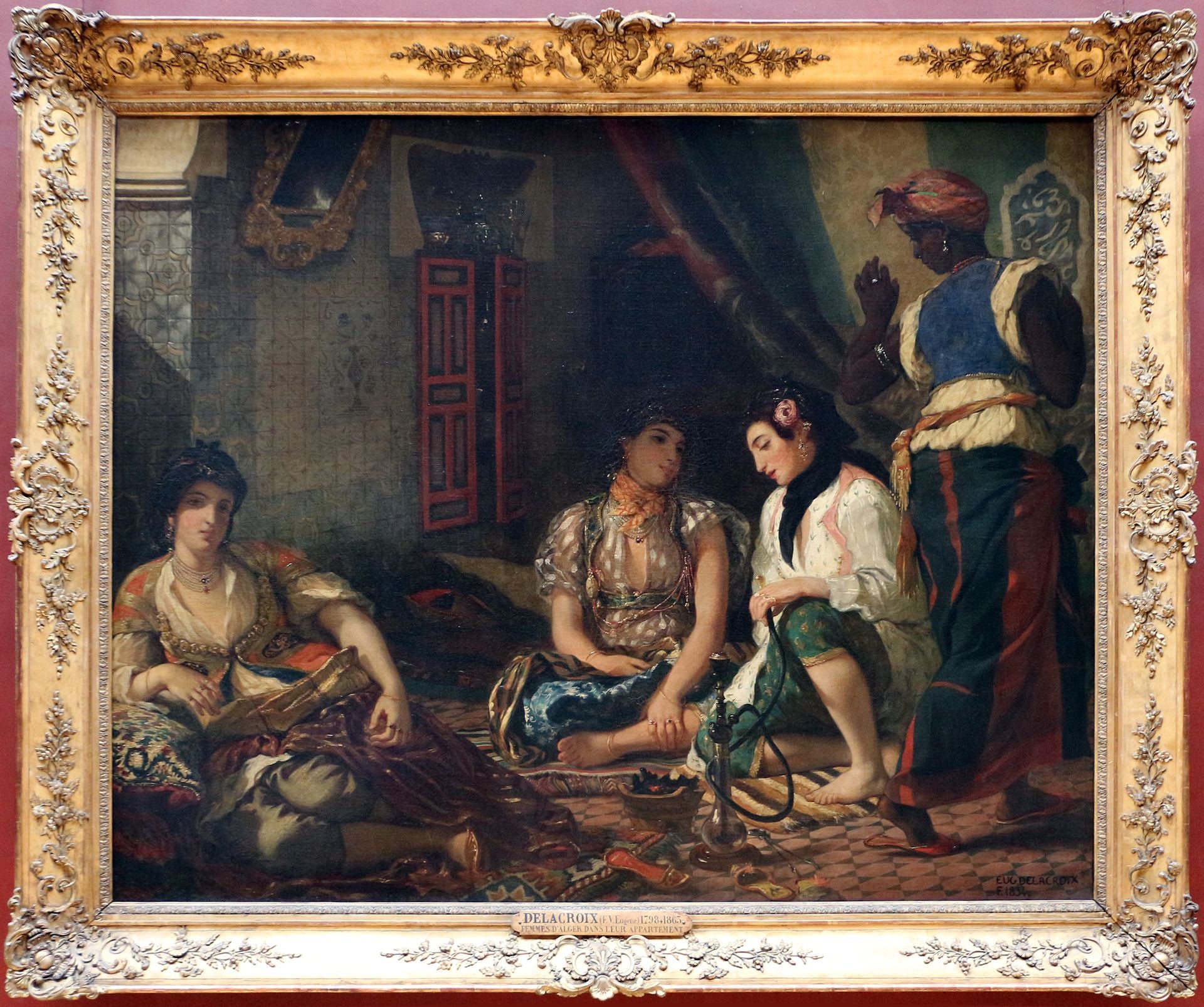 Women of Algiers in Their Apartment - Eugène Delacroix