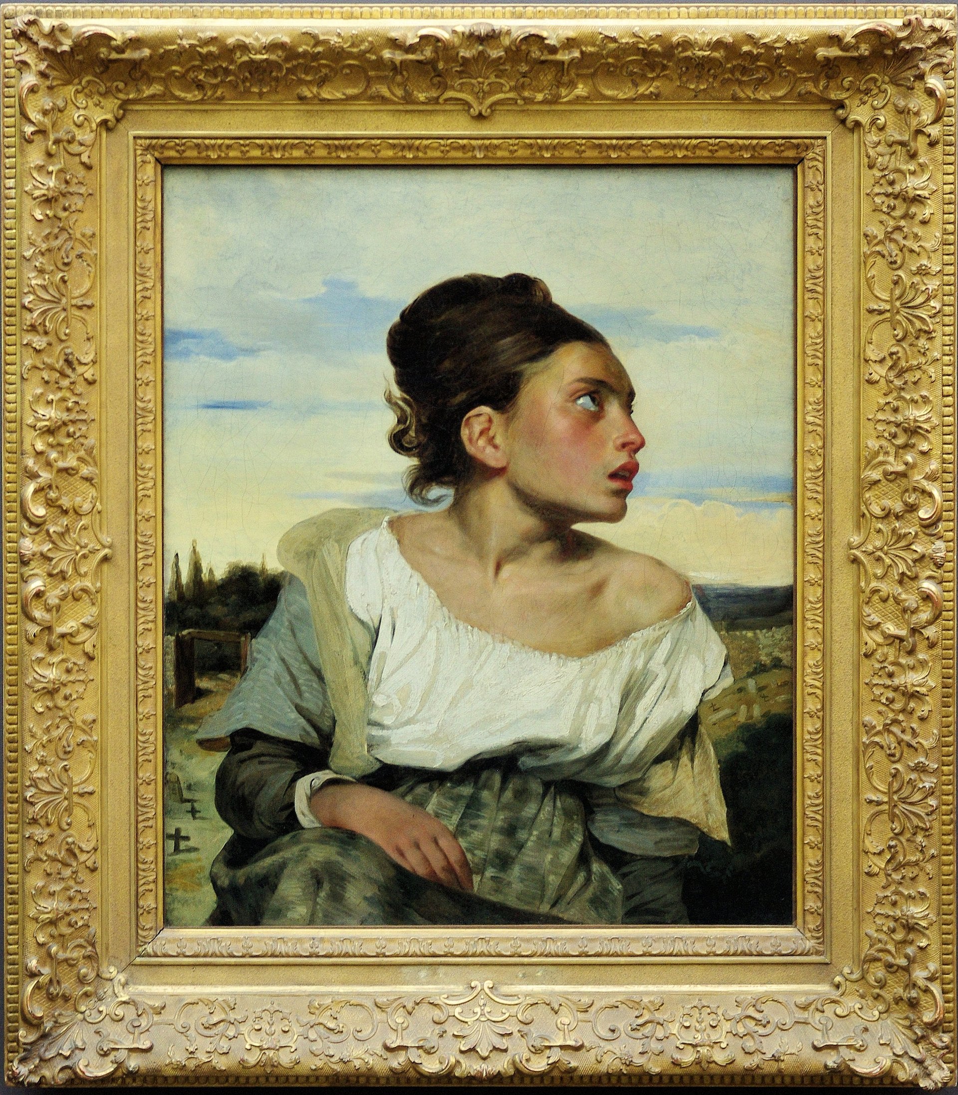 Young Orphan in the Cemetery - Eugène Delacroix