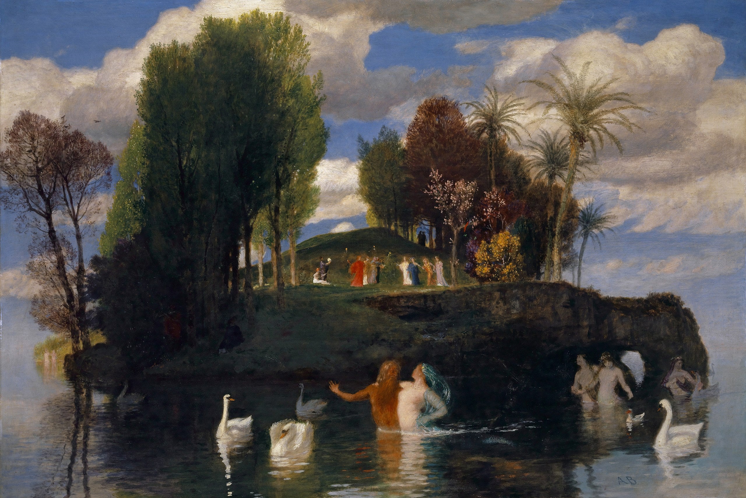 L'île de la vie - Arnold Böcklin