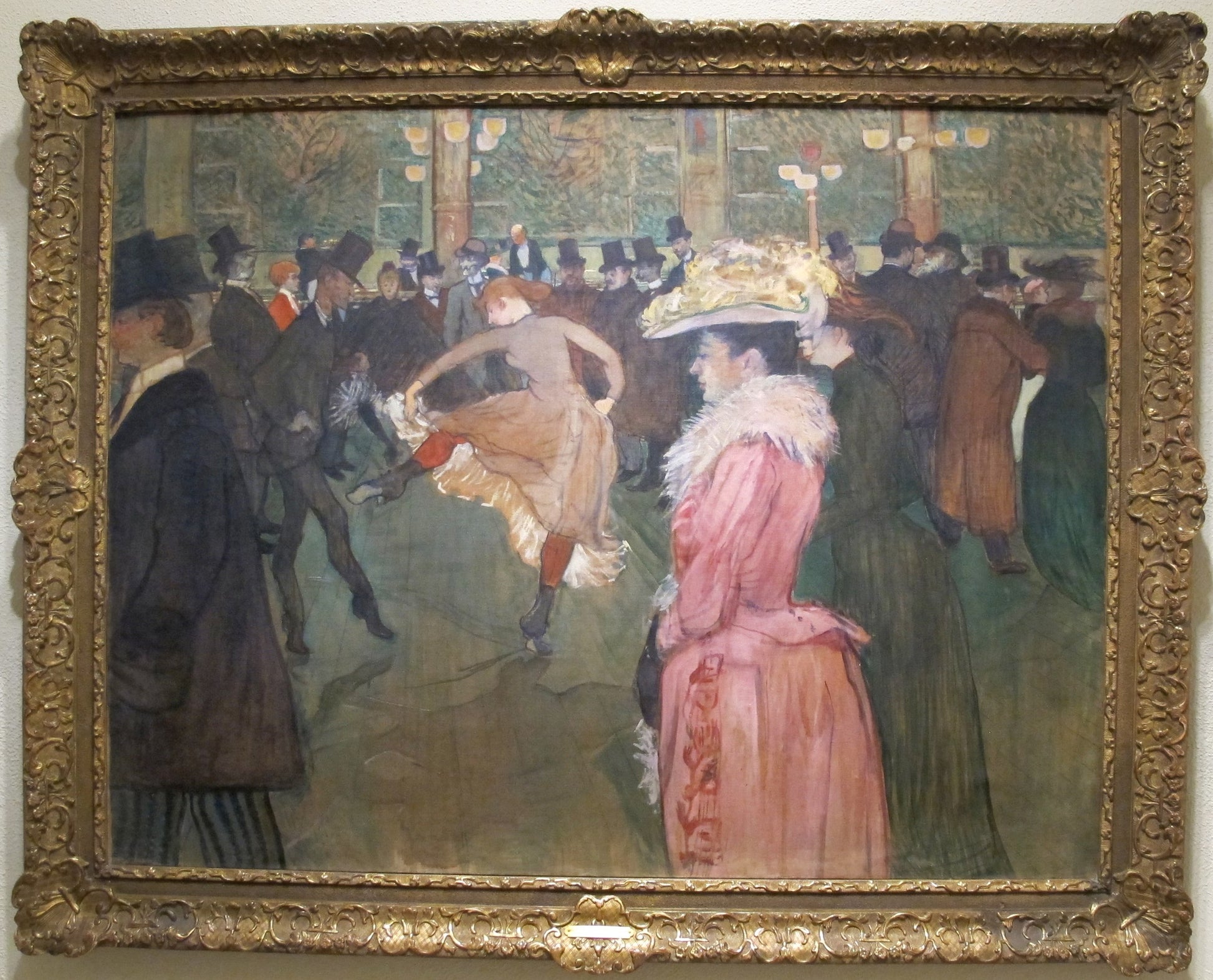 Dance at the Moulin-Rouge - Henri de Toulouse-Lautrec