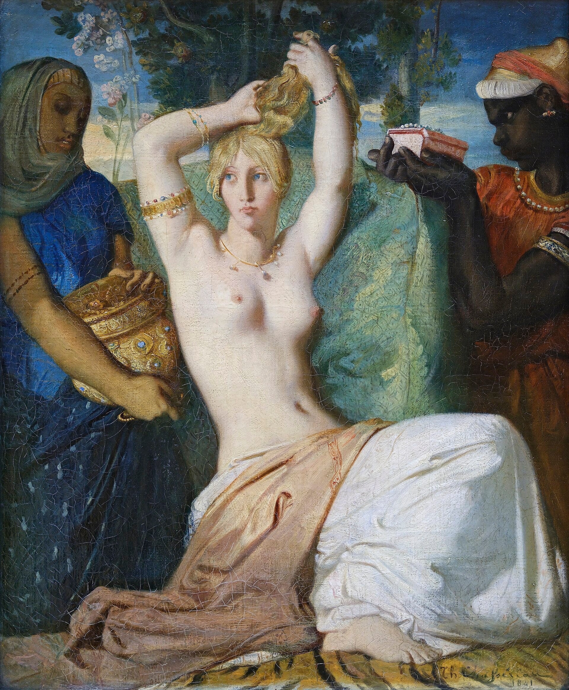La Toilette d'Esther - Théodore Chassériau