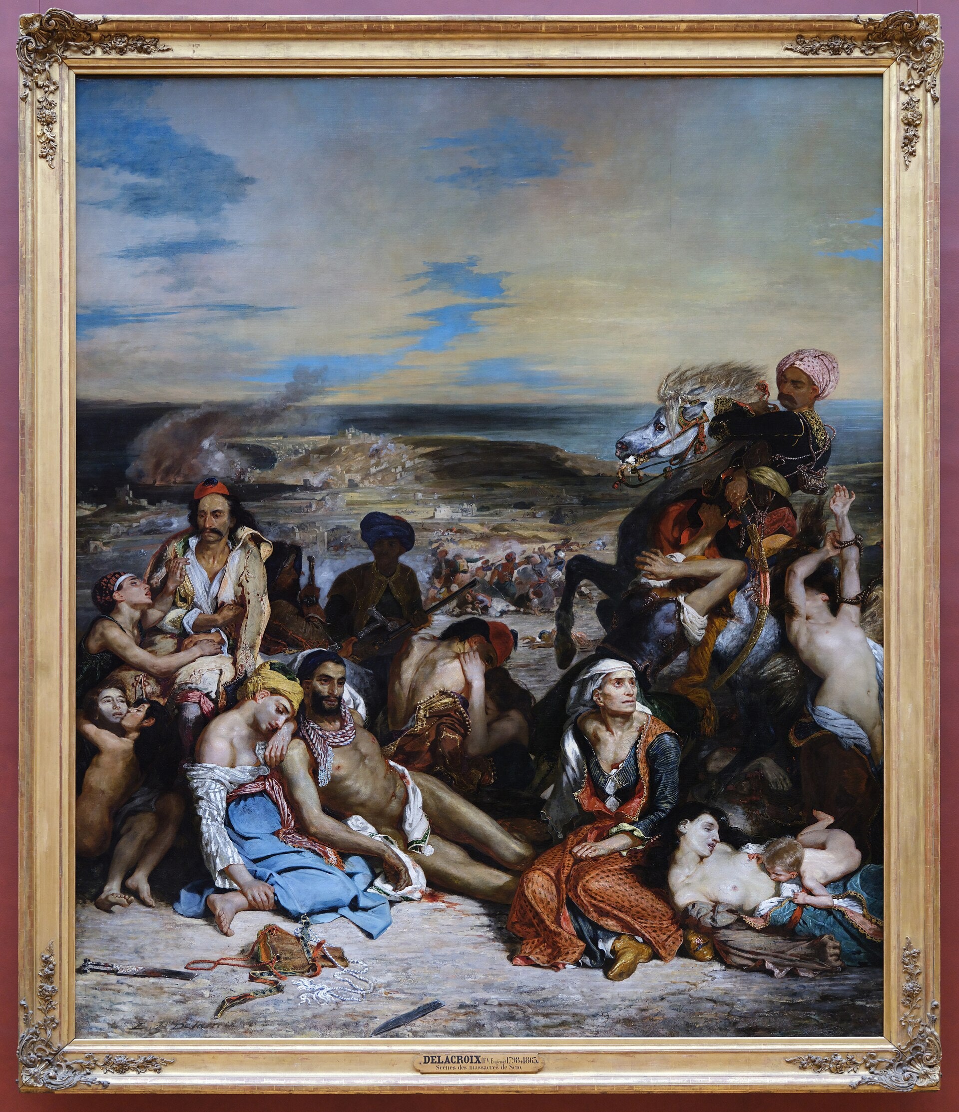 Scenes of the Massacres of Chios - Eugène Delacroix