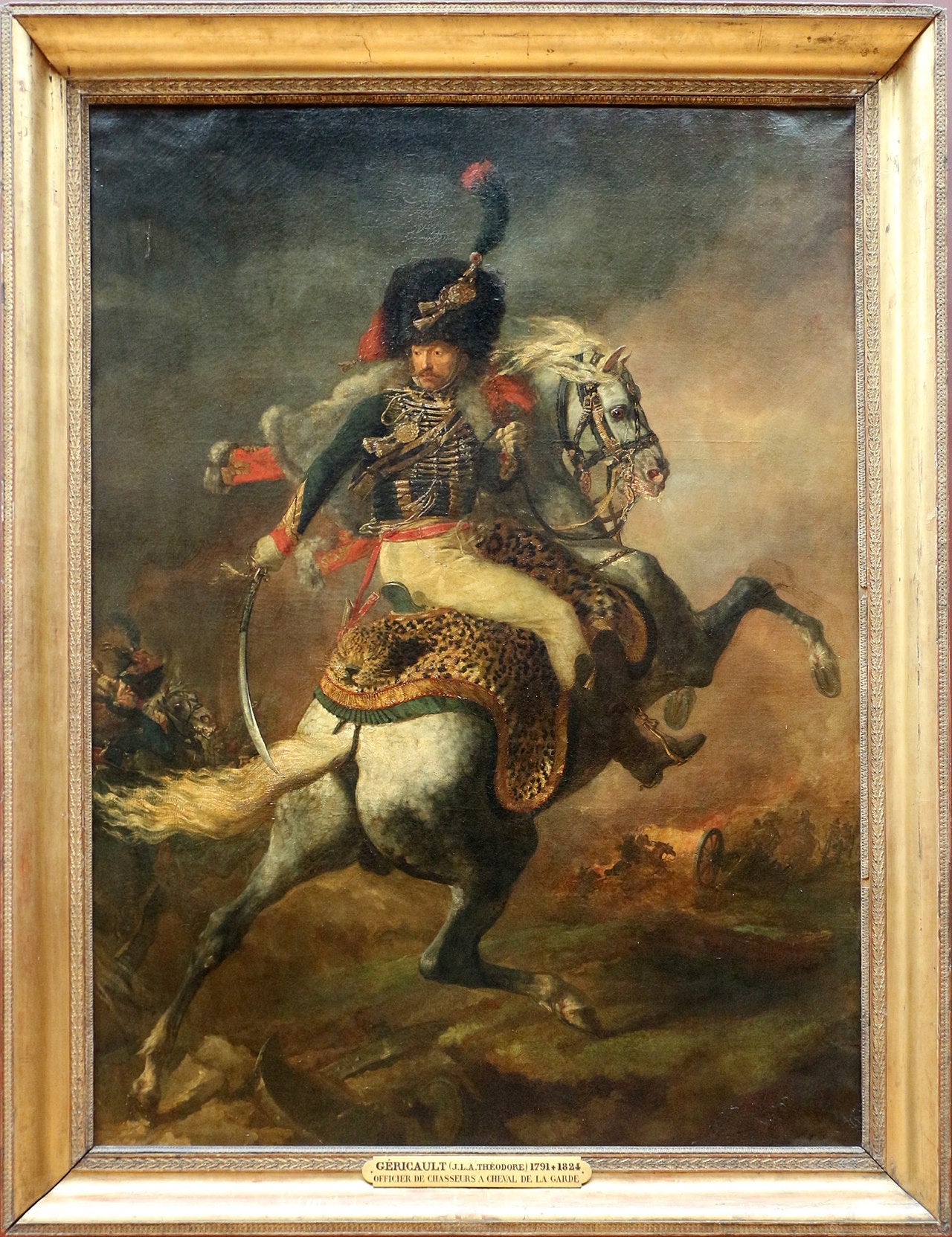 Officer of the Imperial Guard Chasseurs à Cheval Charging - Théodore Géricault