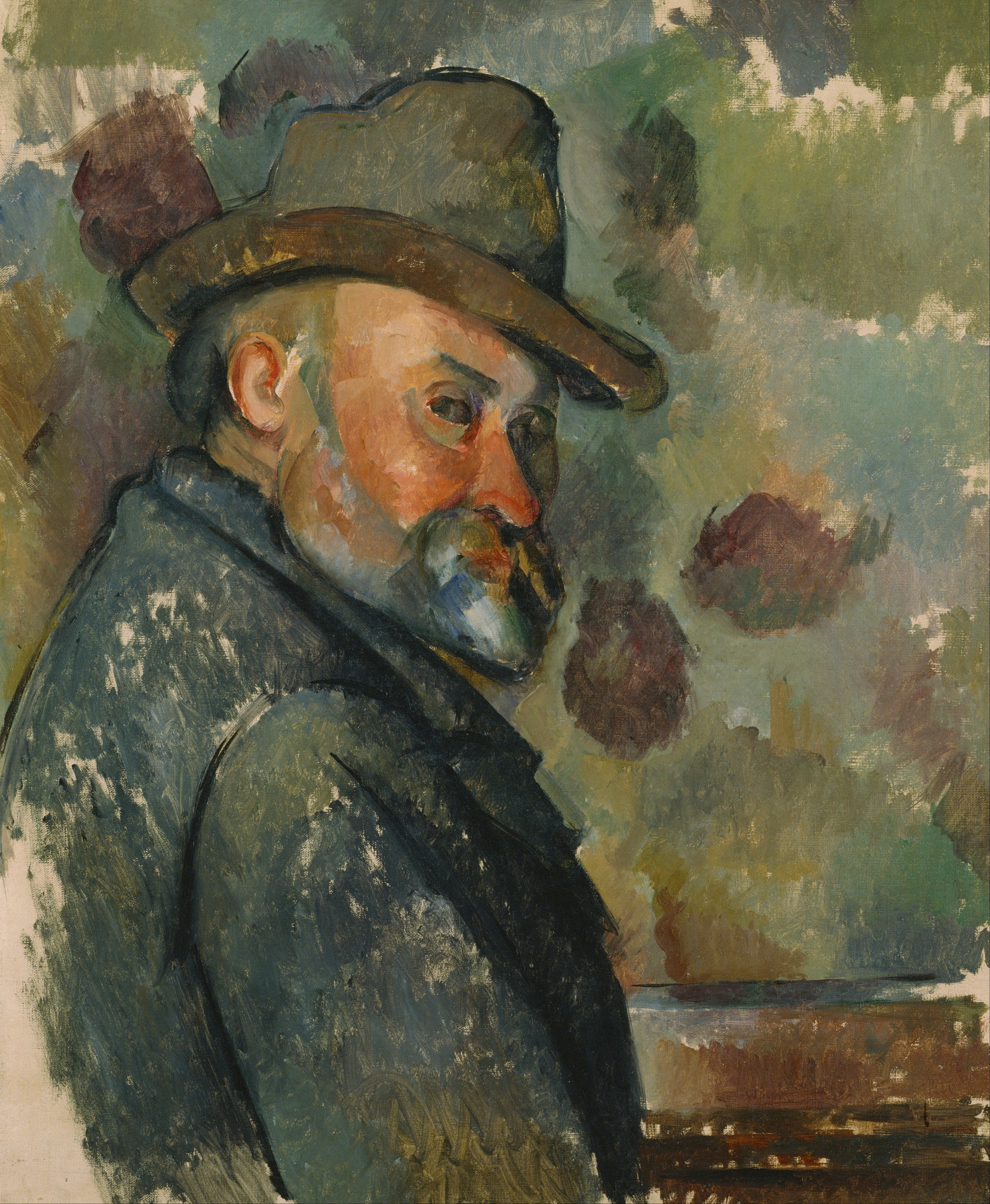 Reproduction du tableau « Autoportrait au chapeau - Paul Cézanne » par Alpha Reproduction en peinture à l’huile