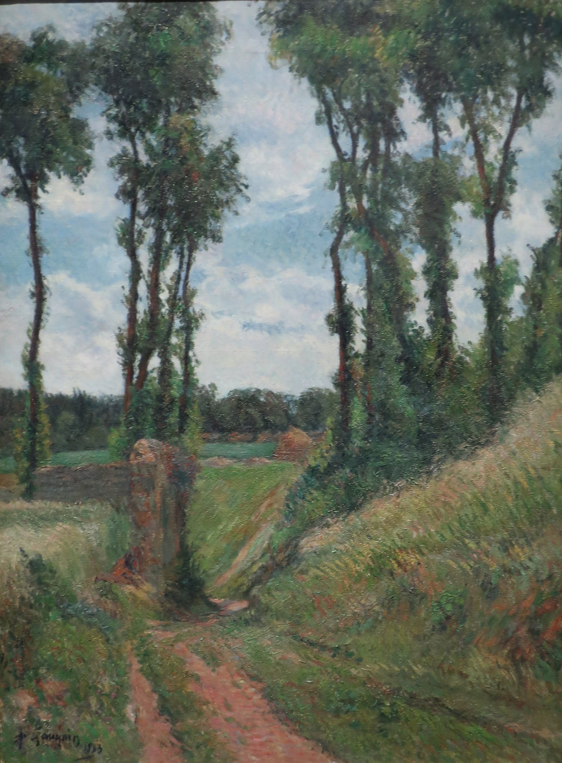 Path among the Poplars, Osny - Paul Gauguin