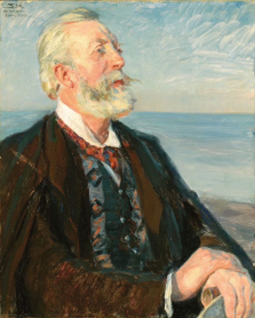 Study for the Portrait of Holger Drachmann. - Peder Severin Krøyer