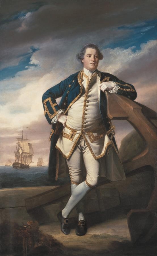 Capitaine Philémon Pownall - Joshua Reynolds