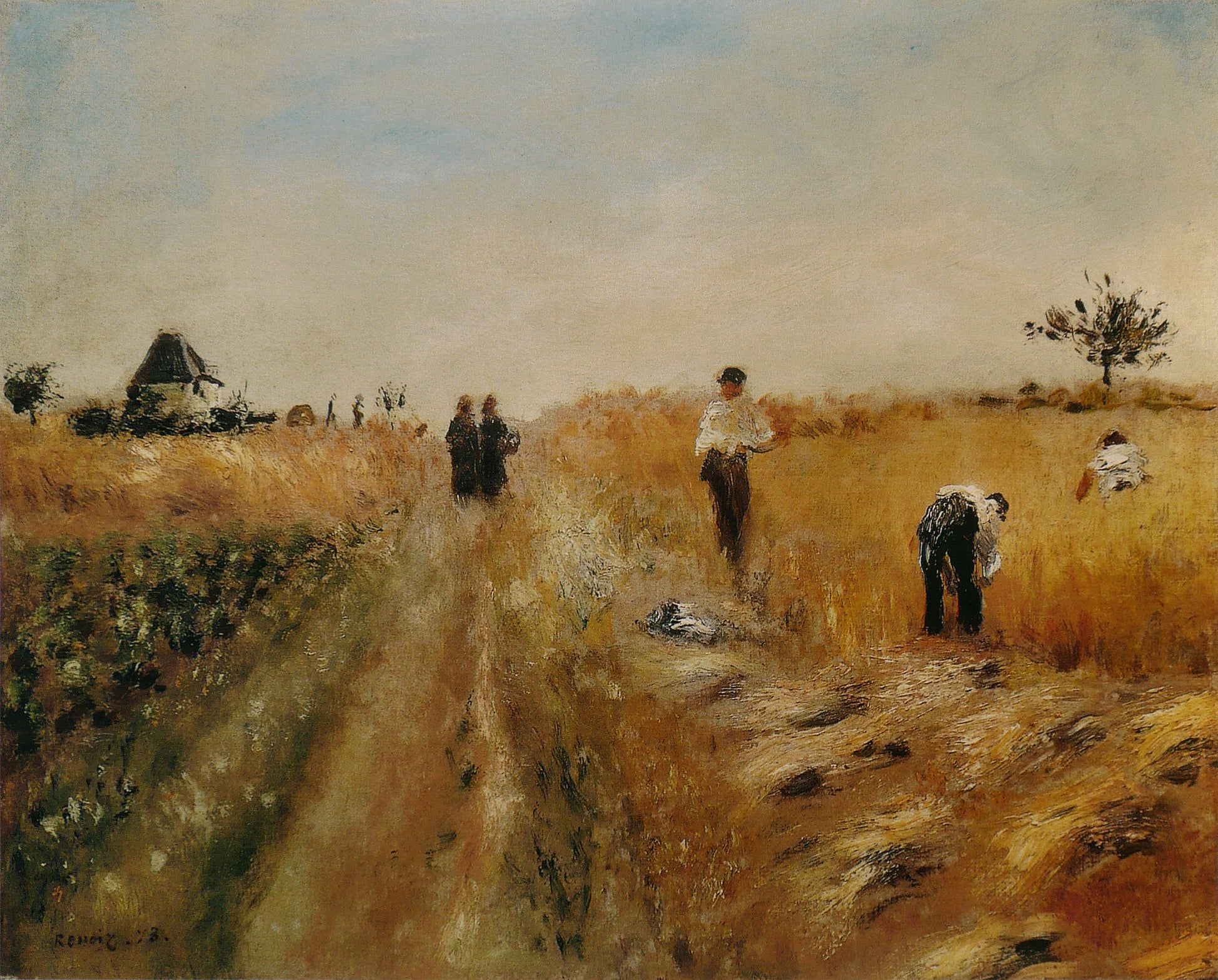 Reproduction du tableau « Moissonneurs - Pierre-Auguste Renoir » par Alpha Reproduction en peinture à l’huile